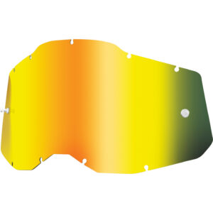 100% Ersatzglas Racecraft II/Accuri II/ Strata II gold versp. - Helme & Brillen - Brillen