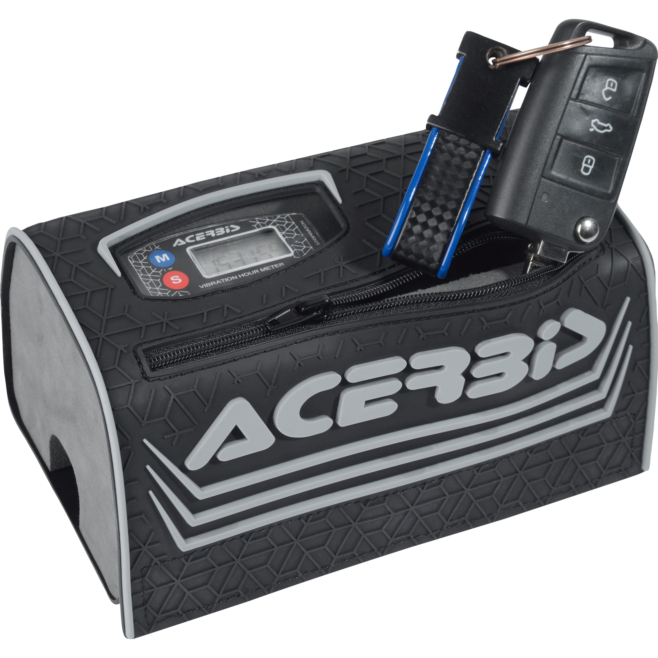 Acerbis Lenkerpolster für konischen Lenker mit Betriebsstundenzähler - Motorradteile & Ersatzteile - Lenker