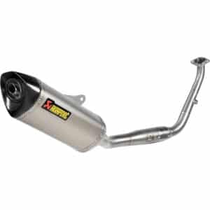 Akrapovic Auspuff Komplettanlage 1-1 Titan für MT/YZF R 125 2021- - Motorradteile & Ersatzteile - Auspuff