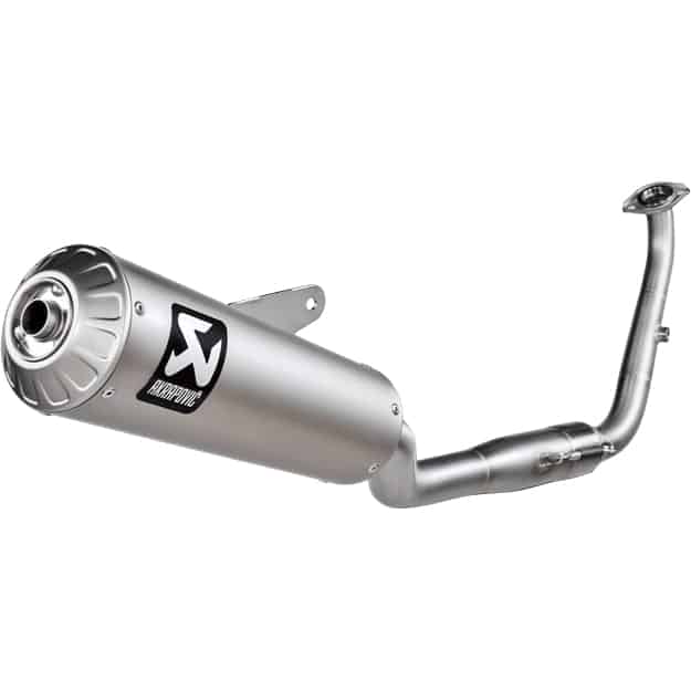 Akrapovic Auspuff Komplettanlage 1-1 Titan für Yamaha XSR 125 - Motorradteile & Ersatzteile - Auspuff