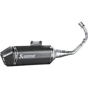 Akrapovic Auspuff Komplettanlage 1-1 oK Edelstahl schwarz für Primaver - Motorradteile & Ersatzteile - Auspuff