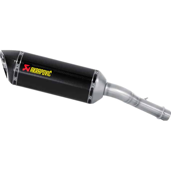 Akrapovic Auspuff Slip-On Carbon für Kawa KLZ 1000 Versys 2012-2018 - Motorradteile & Ersatzteile - Auspuff
