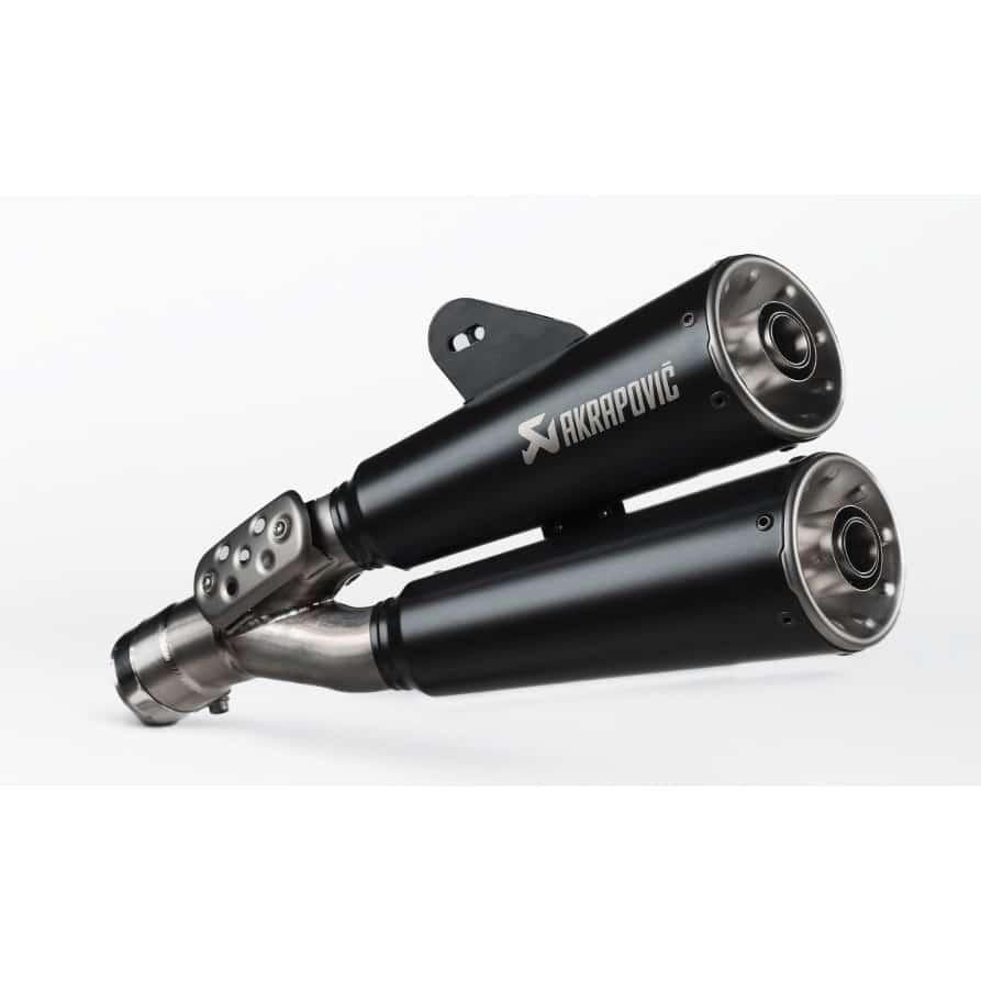 Akrapovic Auspuff Slip-On Paar Edelstahl schwarz für BMW R 12/R 12 nin - Motorradteile & Ersatzteile - Auspuff