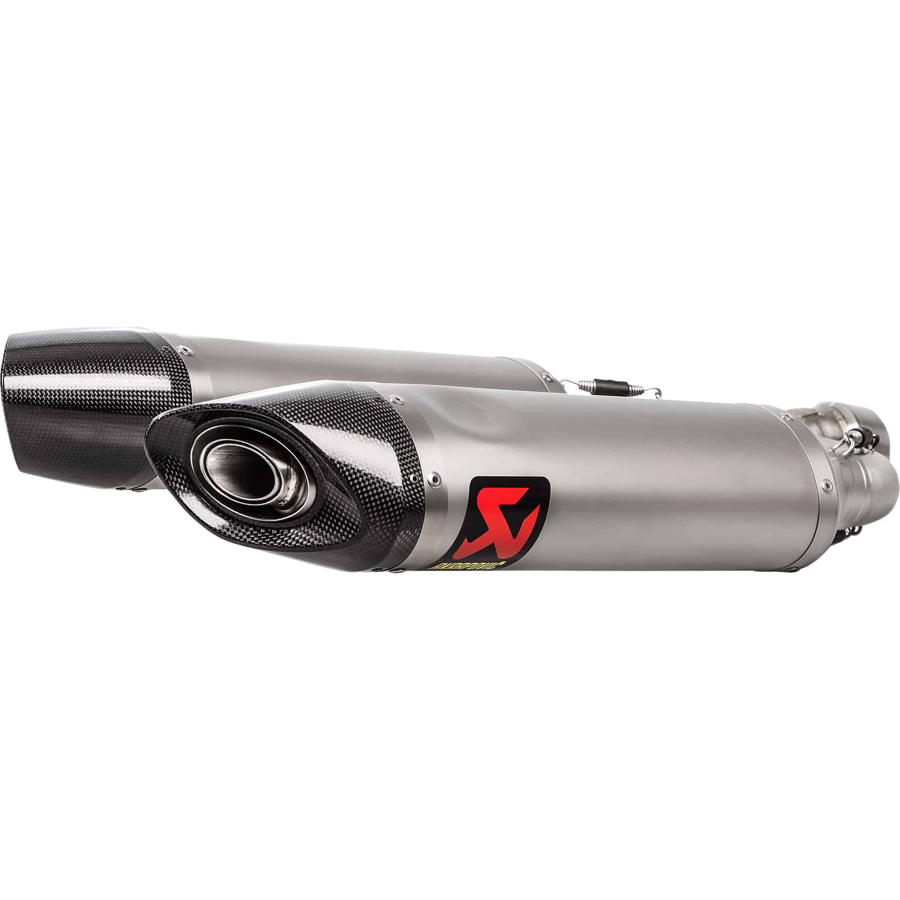 Akrapovic Auspuff Slip-On Paar Titan für Aprilia SL 900 Shiver - Motorradteile & Ersatzteile - Auspuff