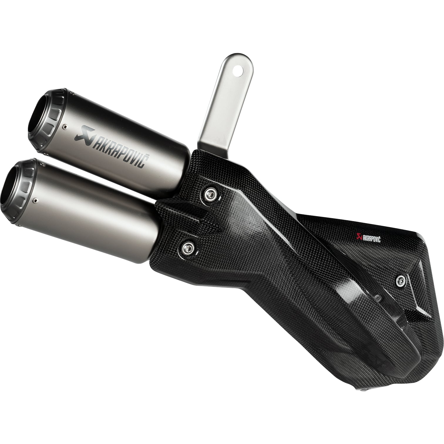 Akrapovic Auspuff Slip-On Titan für Ducati Multistrada 950/V2 /S 2021- - Motorradteile & Ersatzteile - Auspuff