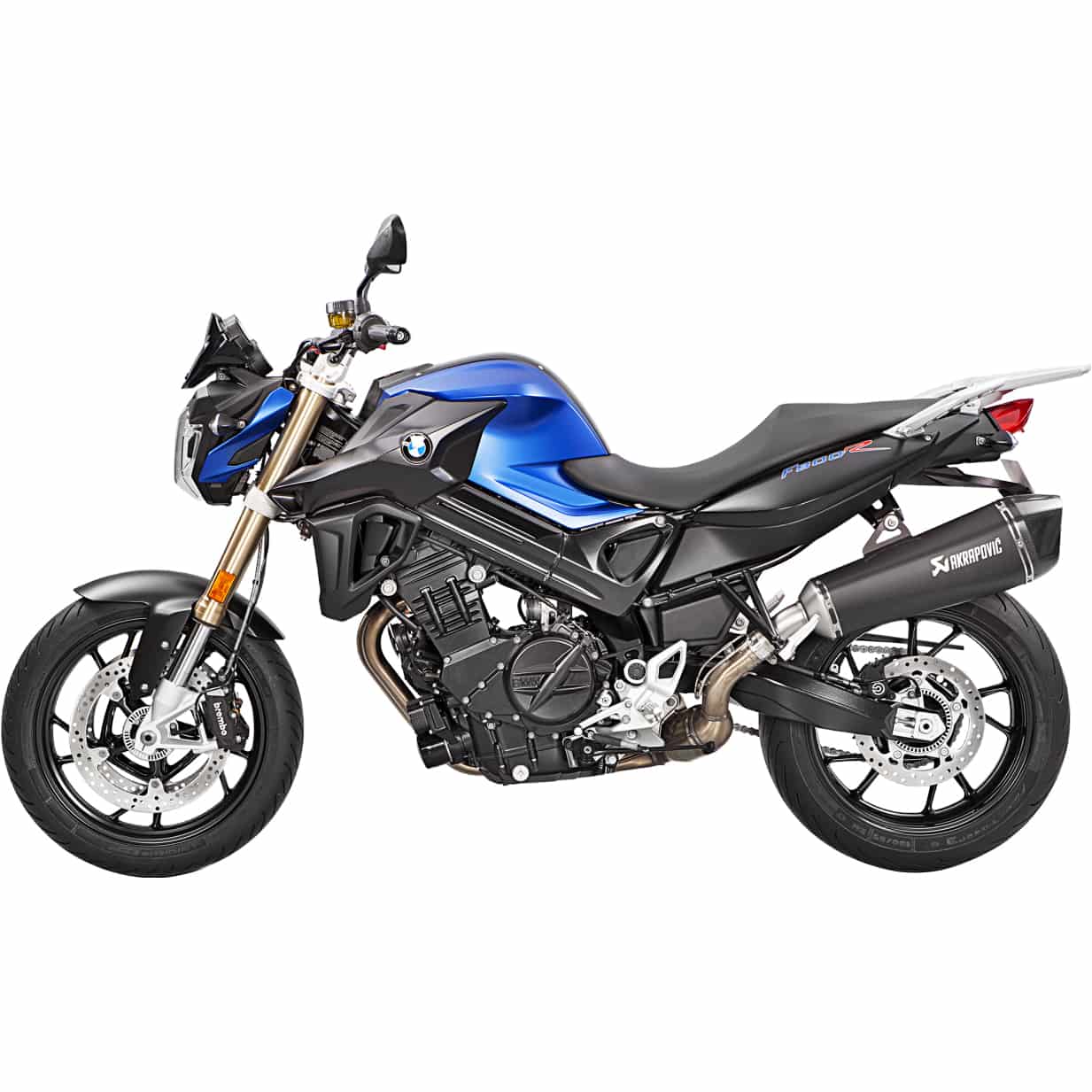 Akrapovic Auspuff Slip-On Titan schwarz für BMW F 800 GT/R 2009-2019 - Motorradteile & Ersatzteile - Auspuff