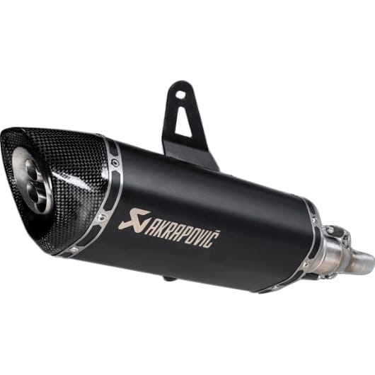 Akrapovic Auspuff Slip-On Titan schwarz für Italjet Dragster 2021- - Motorradteile & Ersatzteile - Auspuff