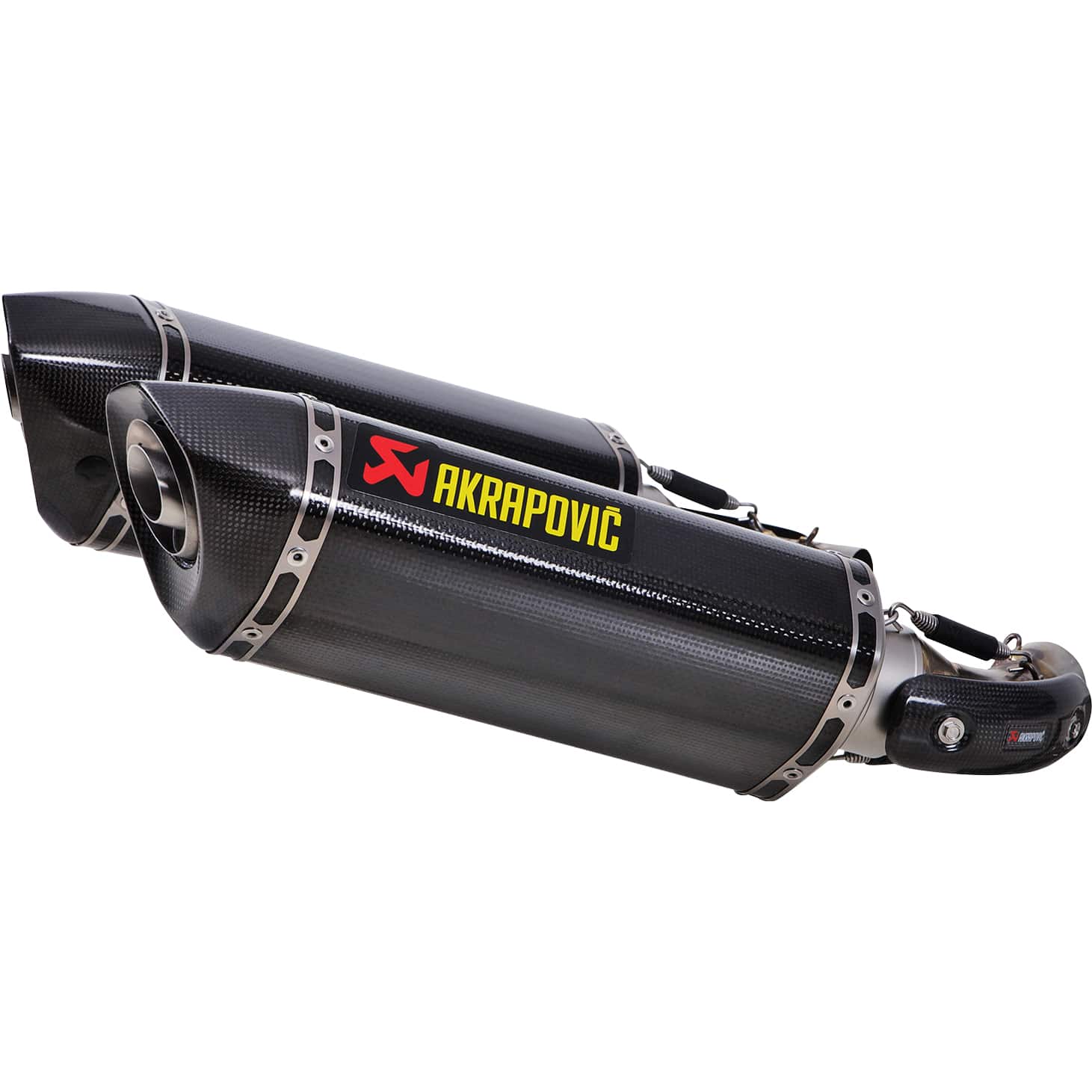Akrapovic Auspuff Slip-On oK Paar Carbon für Duc Monster 696/796/1100 - Motorradteile & Ersatzteile - Auspuff