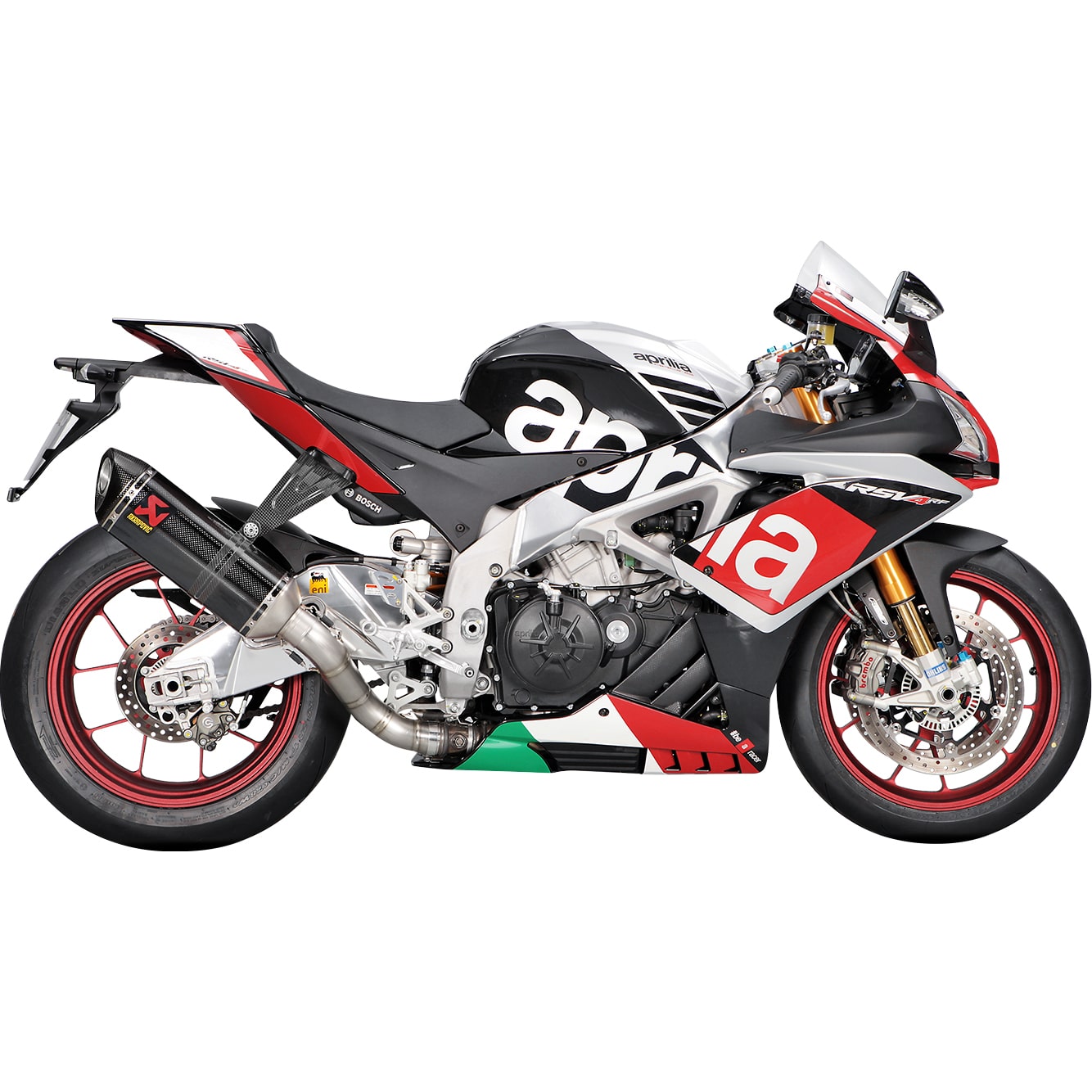 Akrapovic Auspuffhalter Carbon für Aprilia RSV 4 2015-2020 - Motorradteile & Ersatzteile - Auspuff