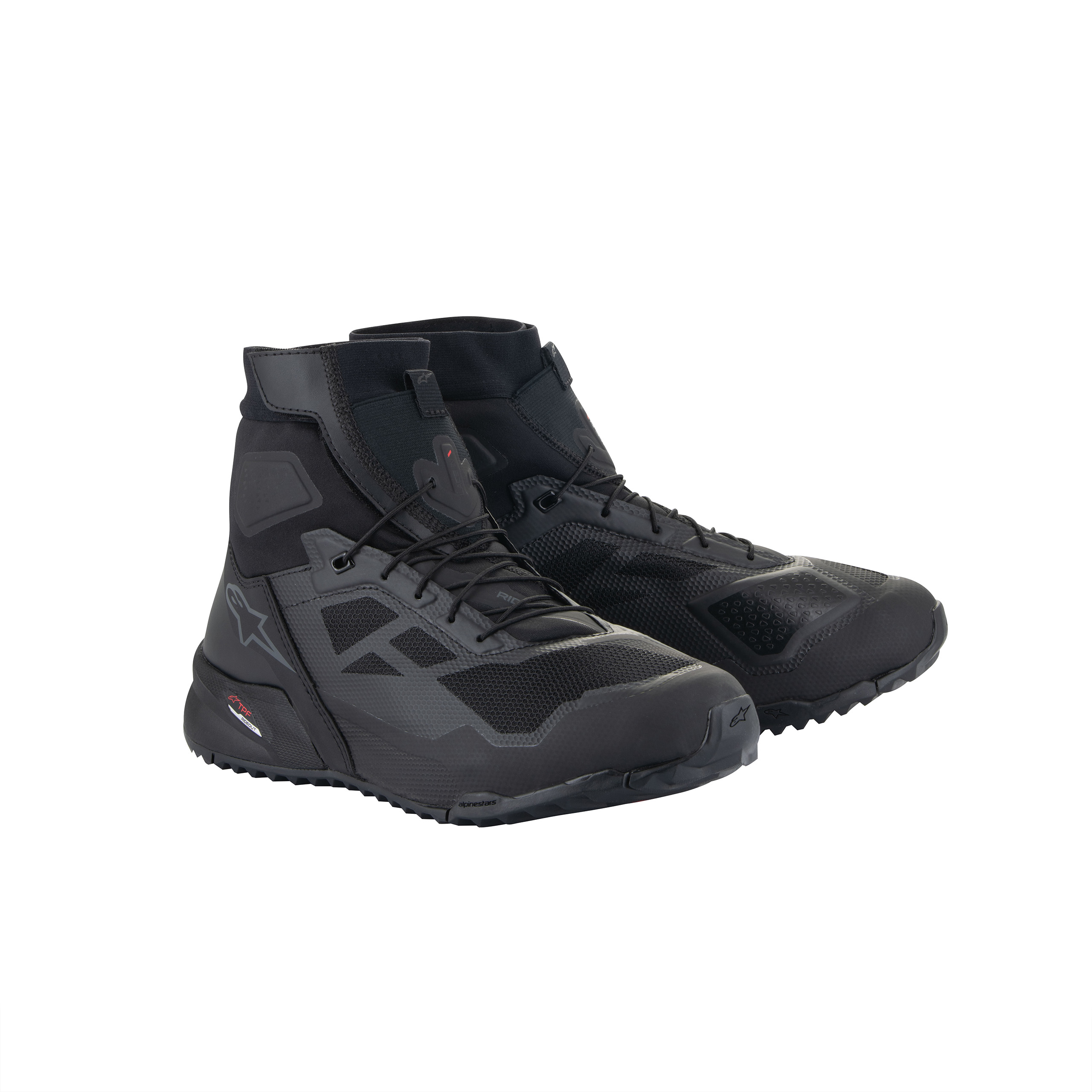 Alpinestars CR-1 Motorradschuh schwarz/dunkelgrau 47 - Motorradbekleidung - Motorradstiefel & Motorradschuhe