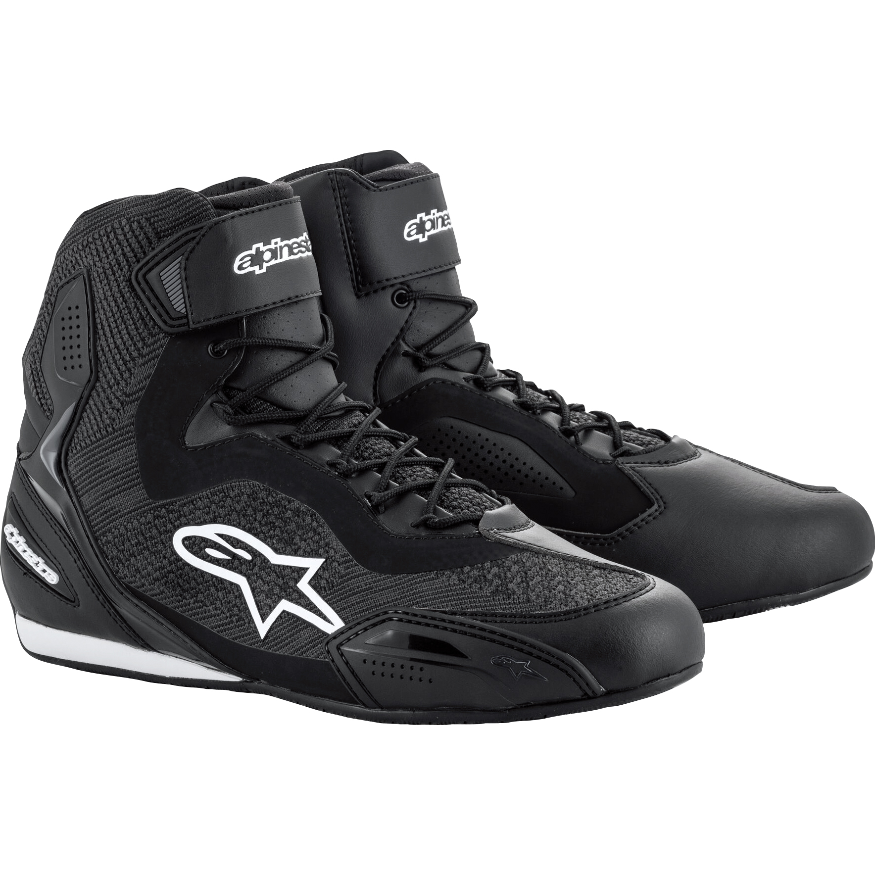Alpinestars Faster 3 Rideknit Schuh schwarz 13 - Motorradbekleidung - Motorradstiefel & Motorradschuhe