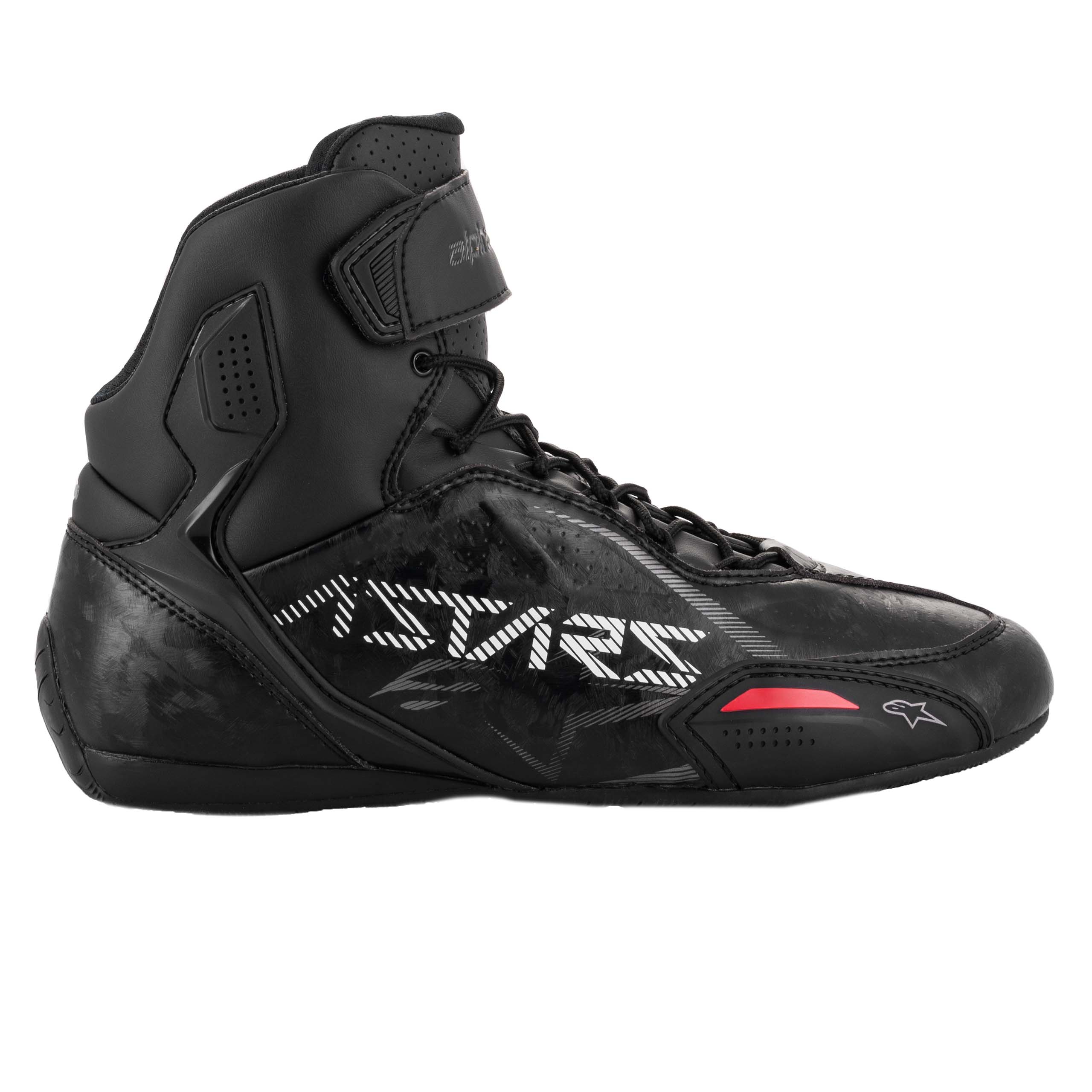 Alpinestars Faster 3 Schuh schwarz/metallic 42 - Motorradbekleidung - Motorradstiefel & Motorradschuhe