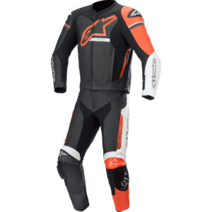 Alpinestars GP Force Phantom Lederkombi 2-tlg. schwarz/weiß/rot 48 - Motorradbekleidung - Motorradkombis