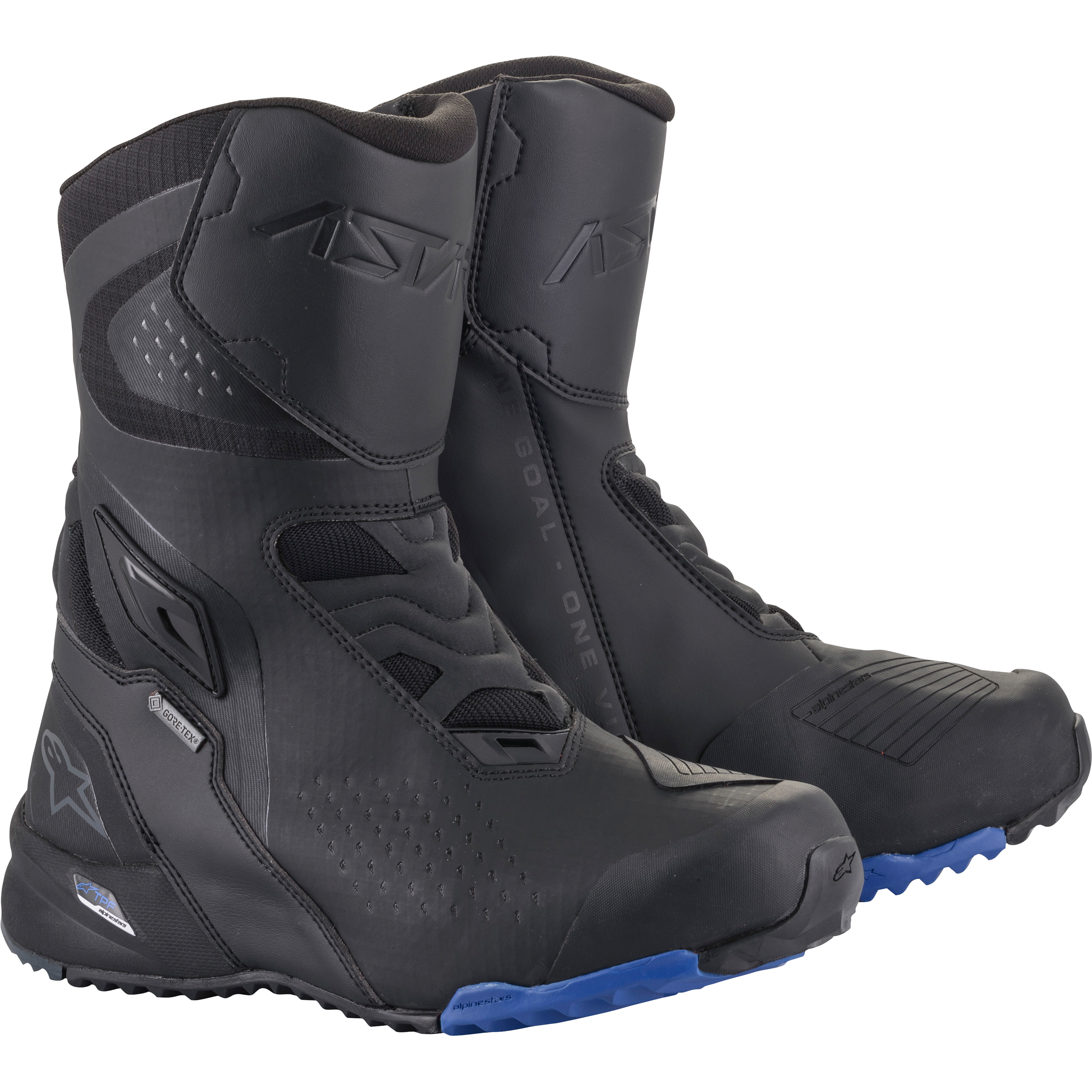 Alpinestars RT-8 Gore-Tex Motorradstiefel lang schwarz 44 - Motorradbekleidung - Motorradstiefel & Motorradschuhe