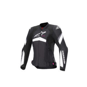 Alpinestars Stella T-GP Plus R V4 Damen Textiljacke schwarz/weiß XS - Motorradbekleidung - Motorradjacken