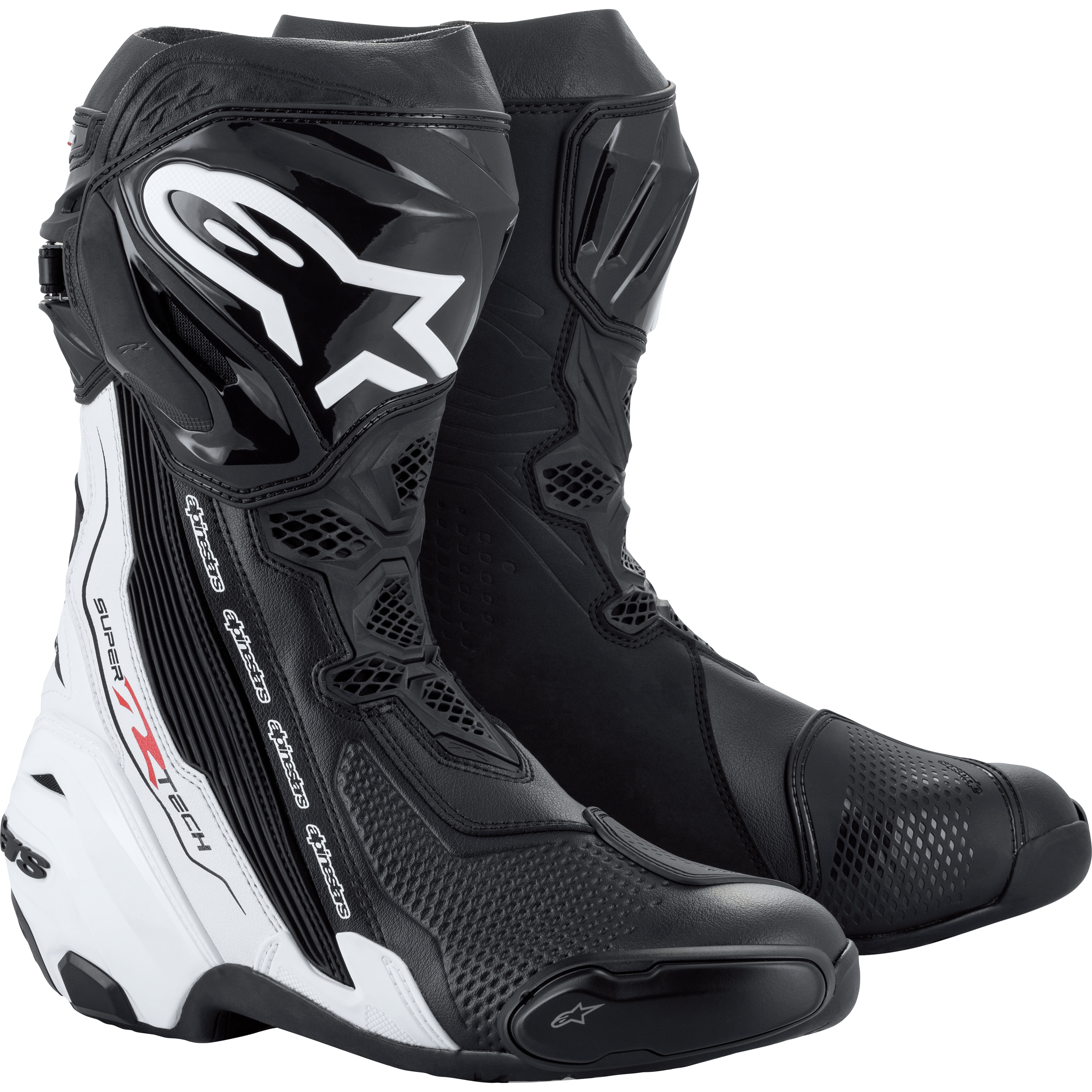Alpinestars Supertech R Motorradstiefel lang weiß 42 - Motorradbekleidung - Motorradstiefel & Motorradschuhe