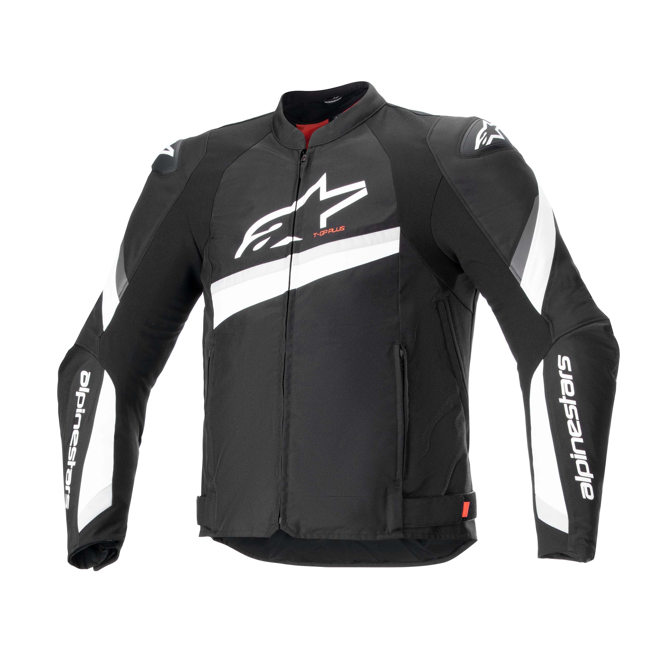 Alpinestars T-GP Plus R V4 Textiljacke schwarz/weiß L - Motorradbekleidung - Motorradjacken