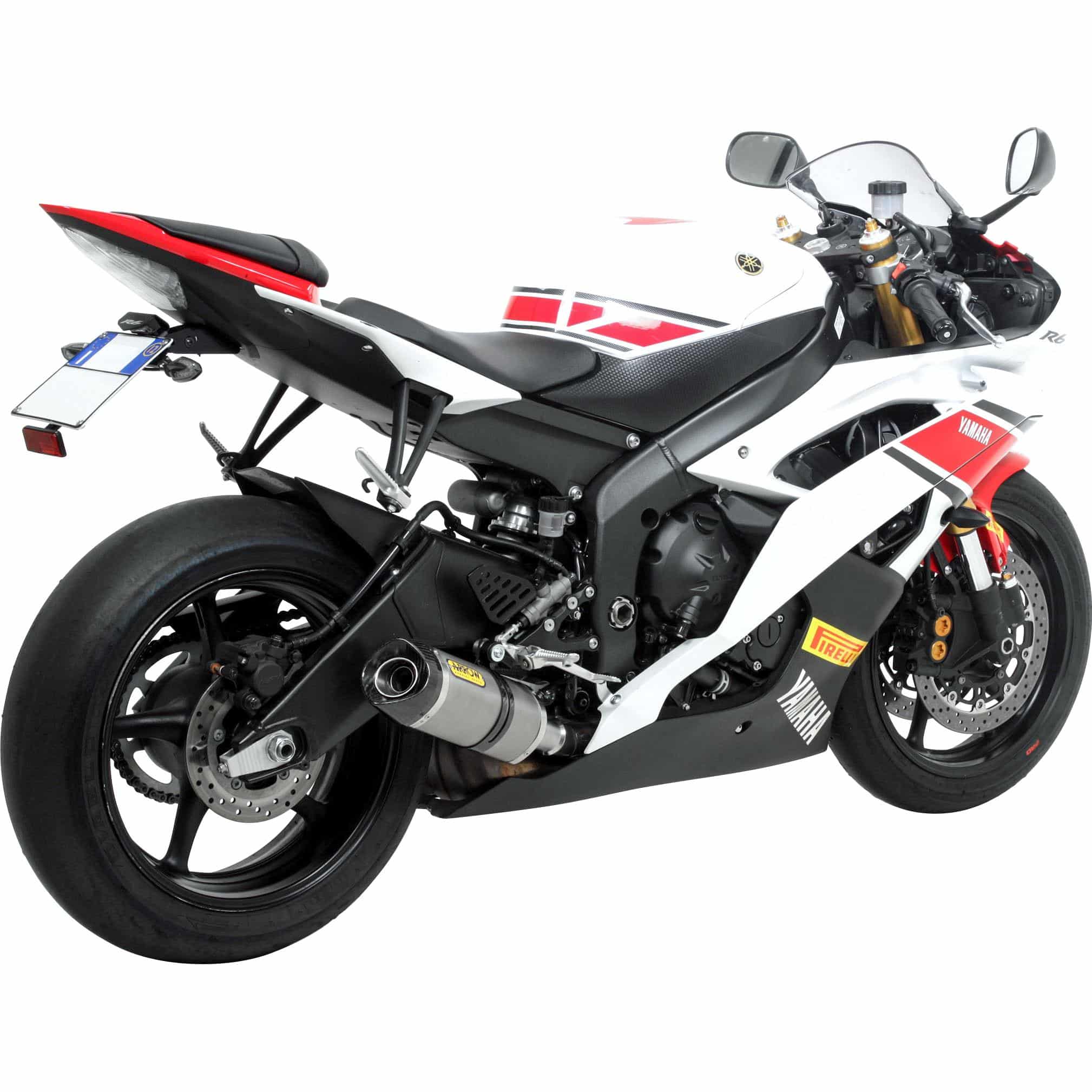 Arrow Exhaust Thunder Auspuff für Yamaha YZF R6 ab 2006 Titan/Carbon - Motorradteile & Ersatzteile - Auspuff