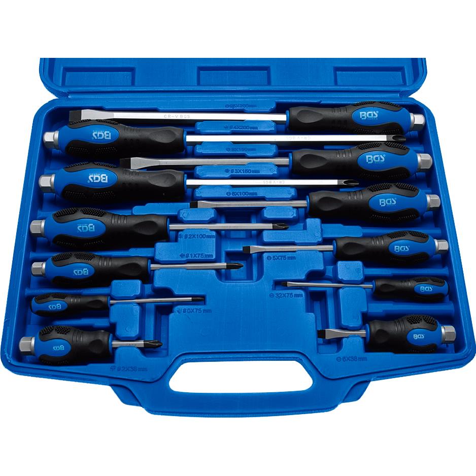 BGS Schraubendreher-Satz 12-teilig - Motorradzubehör - Werkzeuge
