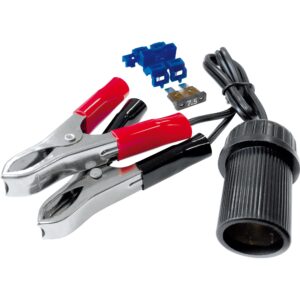 Baas Bikeparts Adapterkabel BA11 Krokodilklemmen an ZIG-Steckdose Ø21mm - Motorradteile & Ersatzteile - Beleuchtung