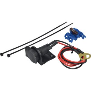 Baas Bikeparts Bordsteckdose DIN Ø12mm mit Federklappdeckel SD14 - Motorradteile & Ersatzteile - Elektrik