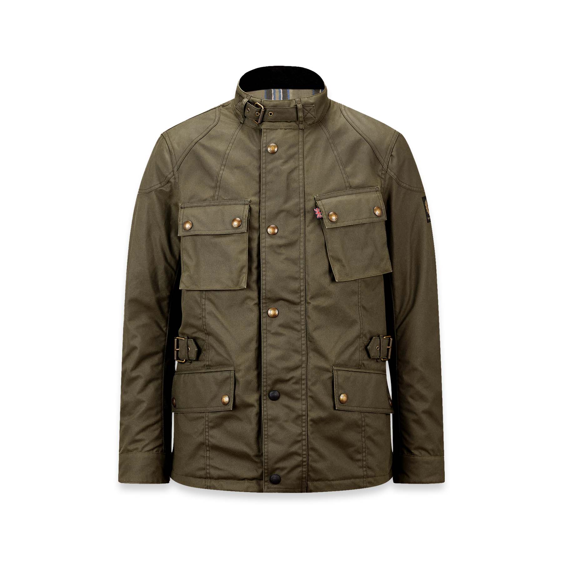 Belstaff Crosby Motorradjacke grün XL - Motorradbekleidung - Motorradjacken