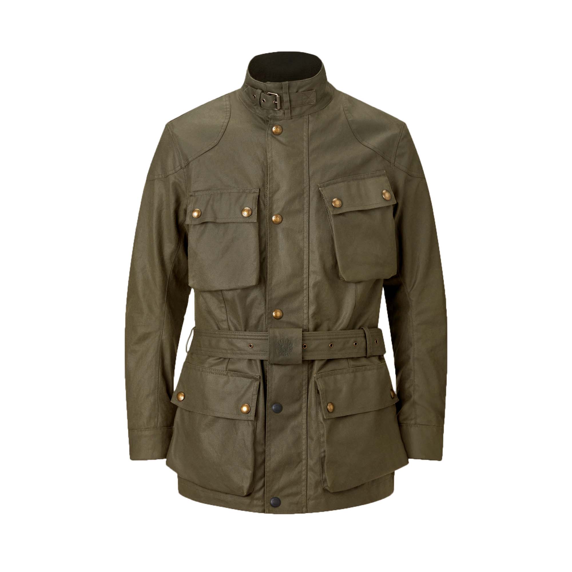 Belstaff Trialmaster Motorradjacke olivgrün 5XL - Motorradbekleidung - Motorradjacken