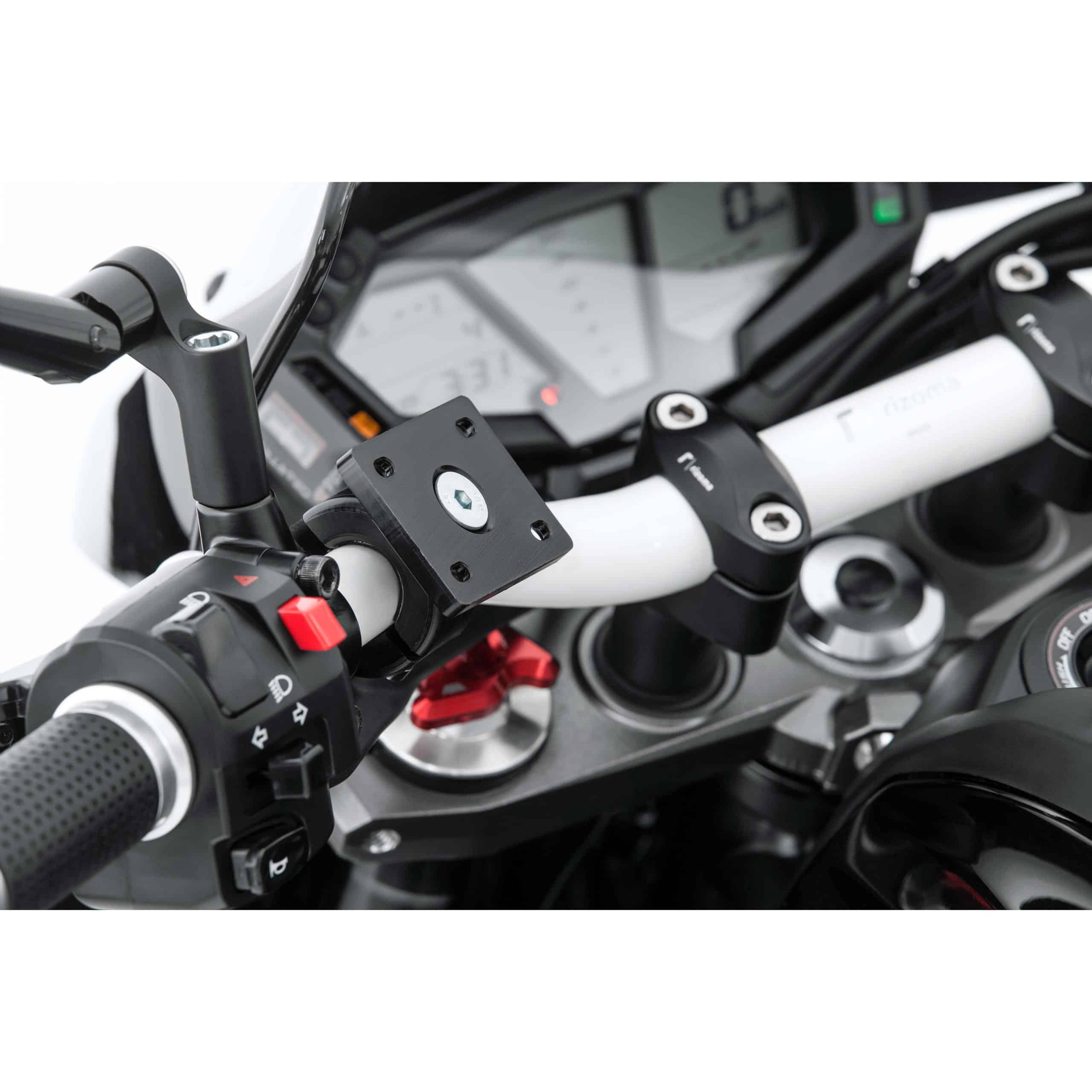 Berni`s Navihalter NH2-9 Platte an Rohrlenker 22 mm - Motorradzubehör - Multimedia