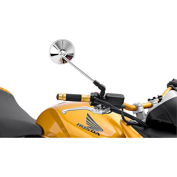 Berni`s Spiegelverlängerungsgelenke M10 rechts/links Chromoptik - Motorradteile & Ersatzteile - Motorradspiegel