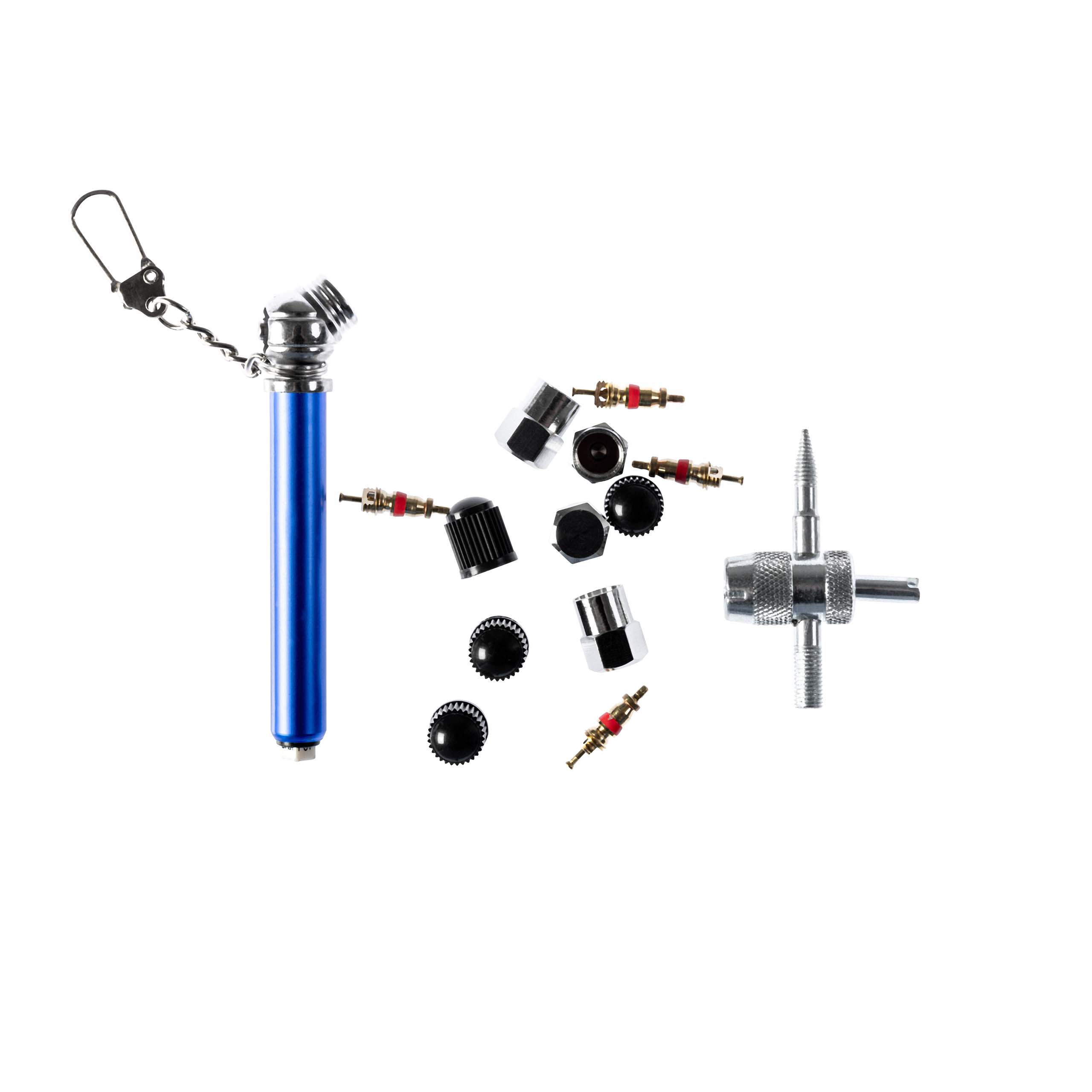 BikeBroz Reparatursatz für Reifenventile 14-teilig - Motorradteile & Ersatzteile - Reifen & Felgen