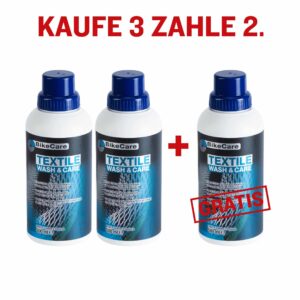 BikeCare Textile Wash & Care 500ml Nimm 3 Zahl 2! - Motorradbekleidung - Zubehör & Accessoires