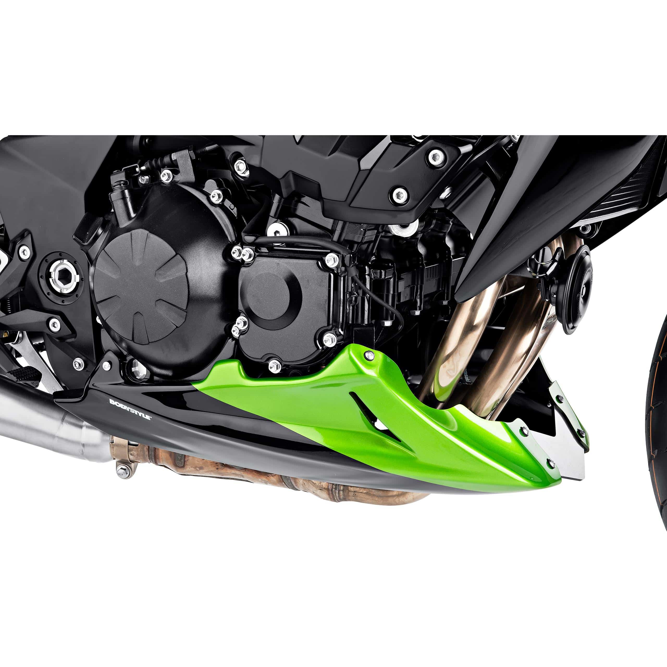 Bodystyle Bugspoiler Sportsline grün/schwarz für Kawasaki Z 750 R 2011 - Motorradteile & Ersatzteile - Verkleidungen & Abdeckungen