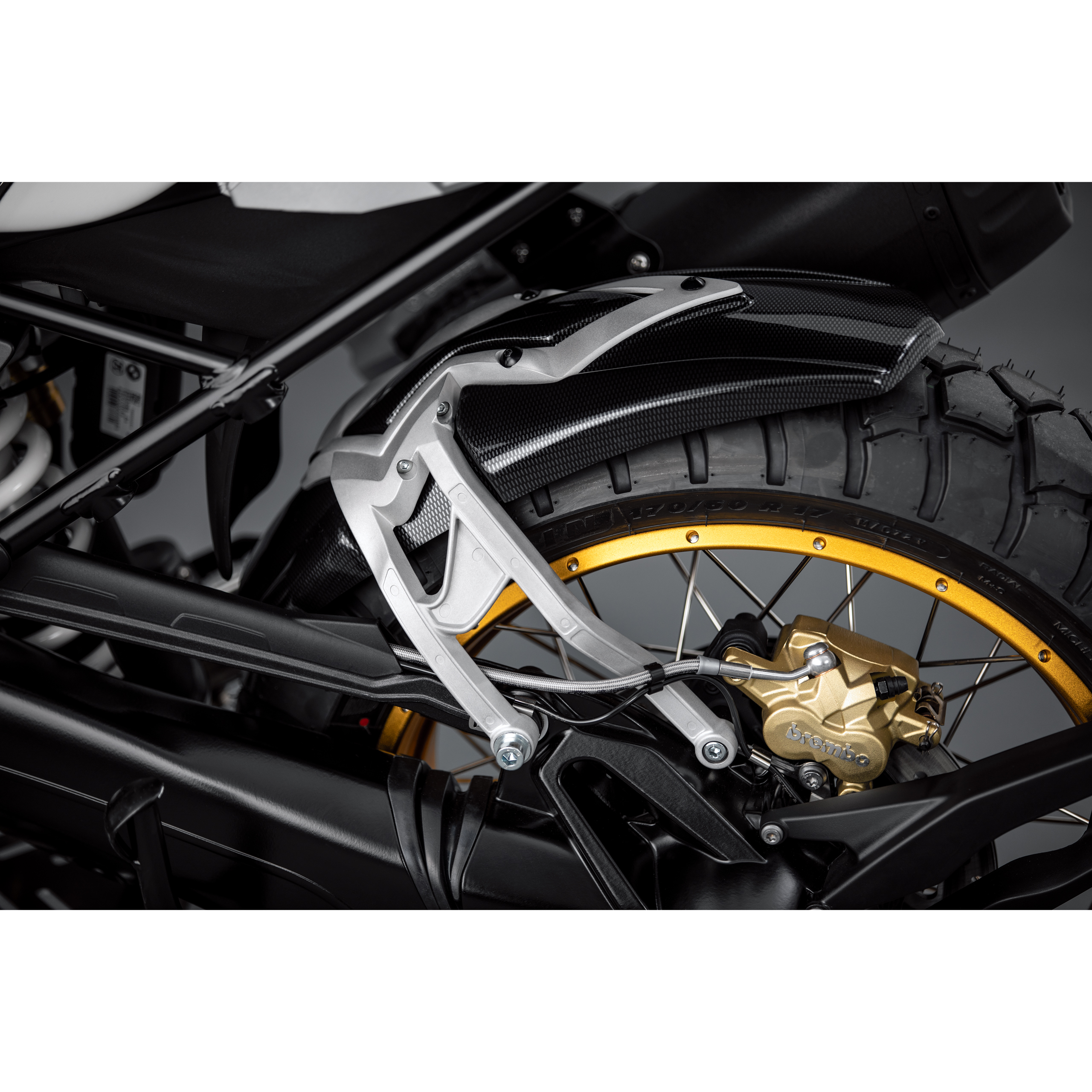 Bodystyle Hinterradabdeckung Sportsline 6529299 Alu/carbonlook - Motorradteile & Ersatzteile - Verkleidungen & Abdeckungen