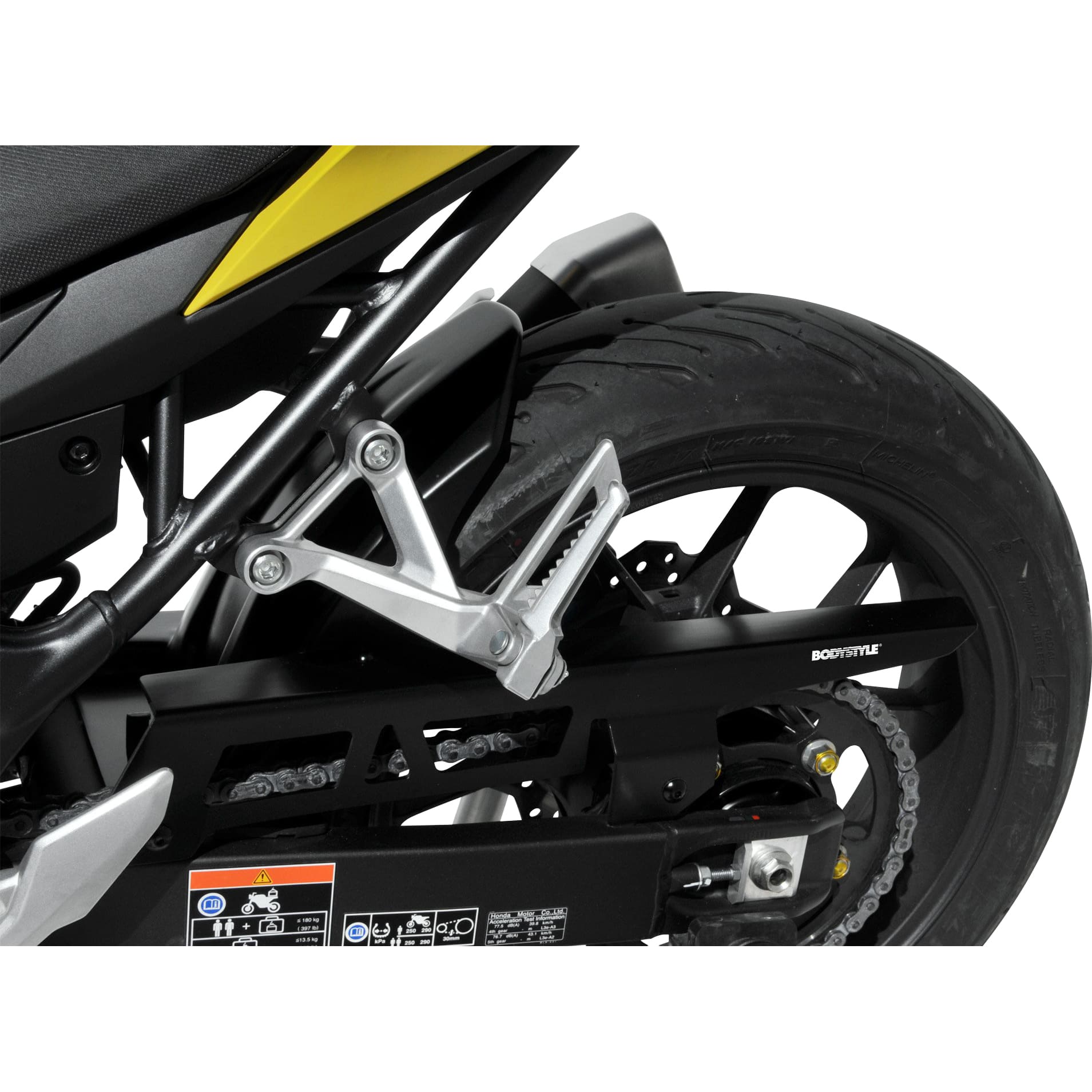 Bodystyle Hinterradabdeckung Sportsline schwarz für Honda CB 750 Horne - Motorradteile & Ersatzteile - Verkleidungen & Abdeckungen