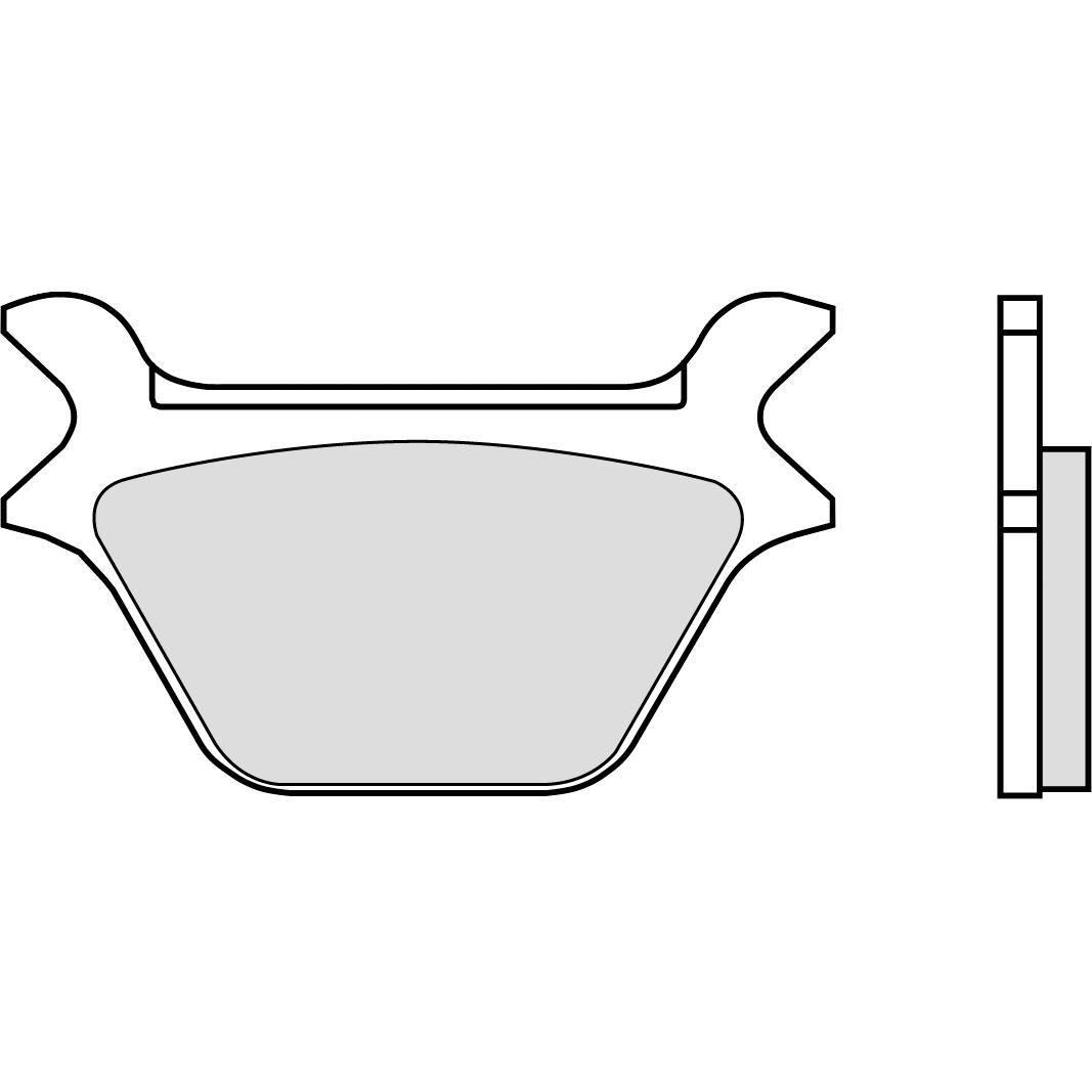 Brembo Bremsbeläge organisch 07HD10.11 104