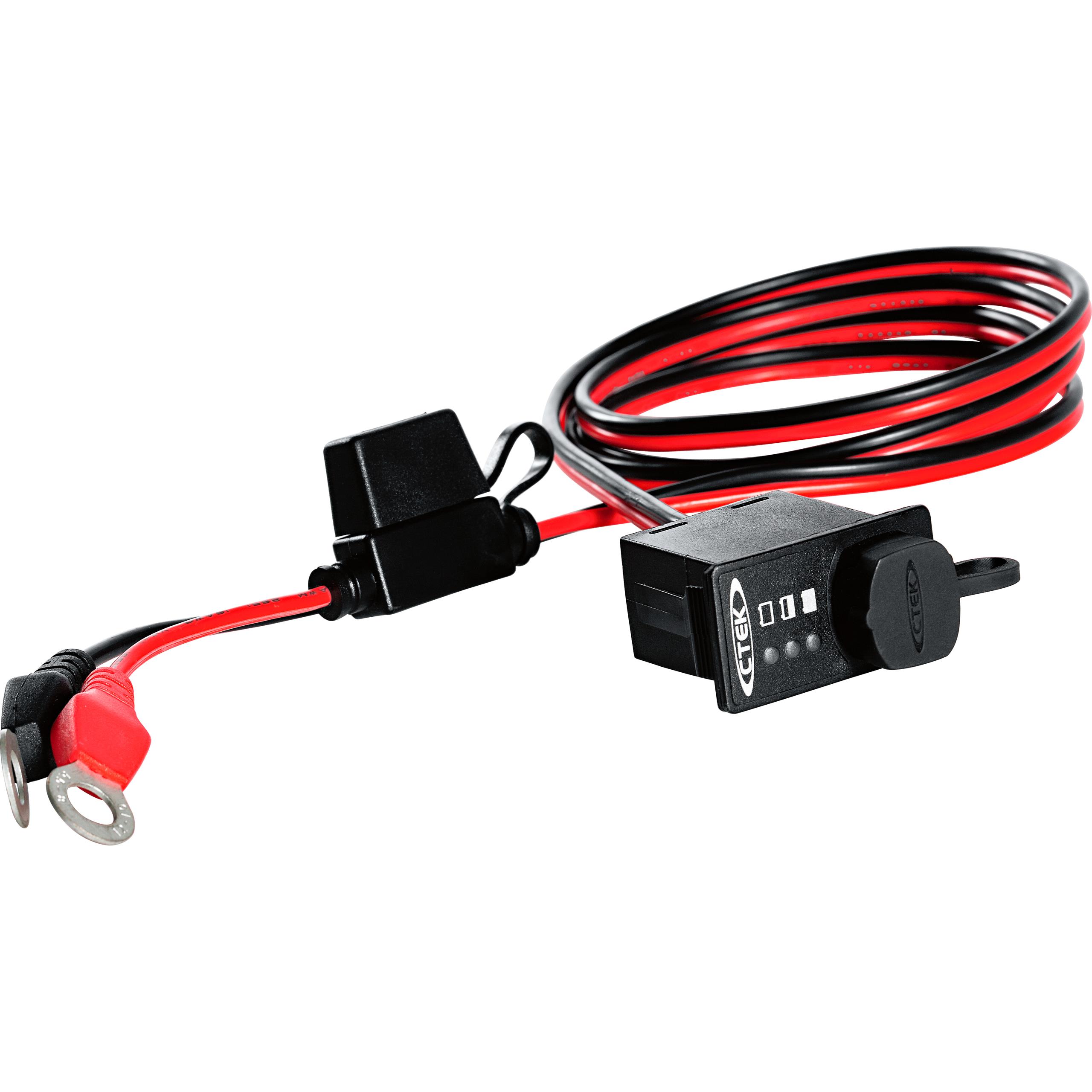 CTEK Comfort Connect Steckdose mit Ladestandanzeige zum Einbau - Motorradzubehör - Werkstattzubehör