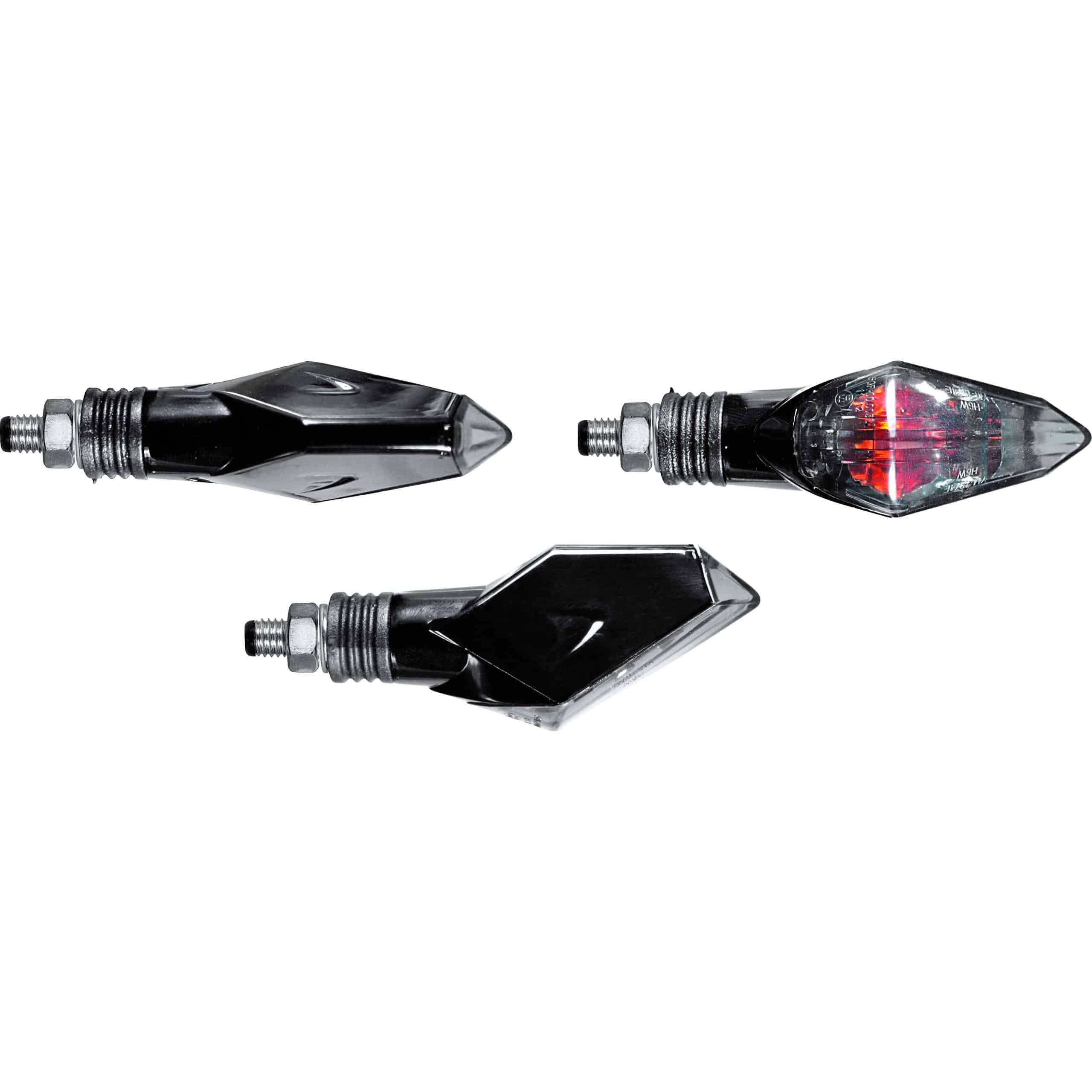 Chaft Alu Blinkerpaar 6 Watt M8 Chapter schwarz/getönt - Motorradteile & Ersatzteile - Beleuchtung