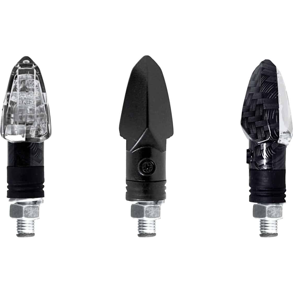 Chaft Blinkerpaar 6 Watt M8 Tinny schwarz/klarglas - Motorradteile & Ersatzteile - Beleuchtung