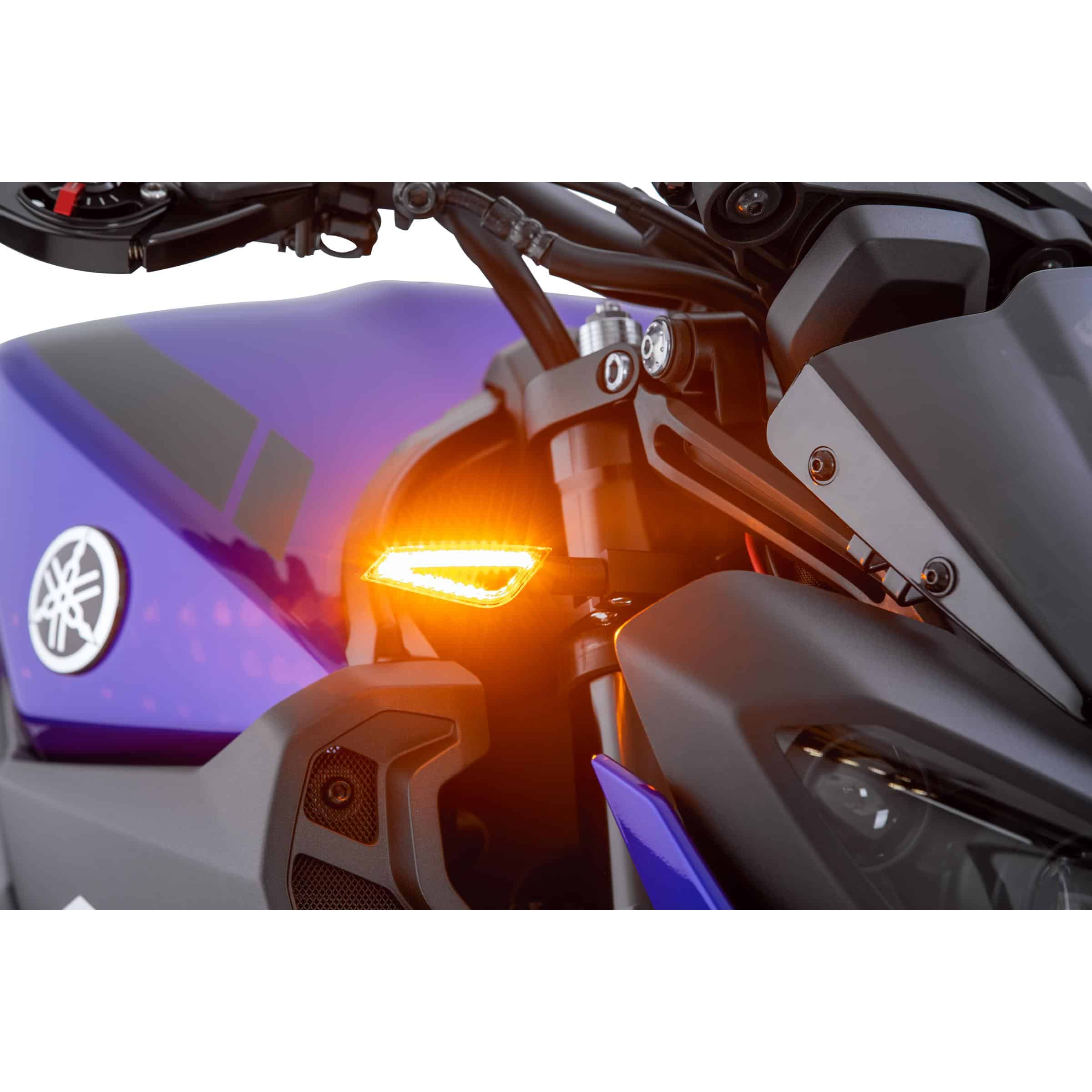 Chaft LED Blinkerpaar M8 Shelter schwarz/klares Glas - Motorradteile & Ersatzteile - Beleuchtung