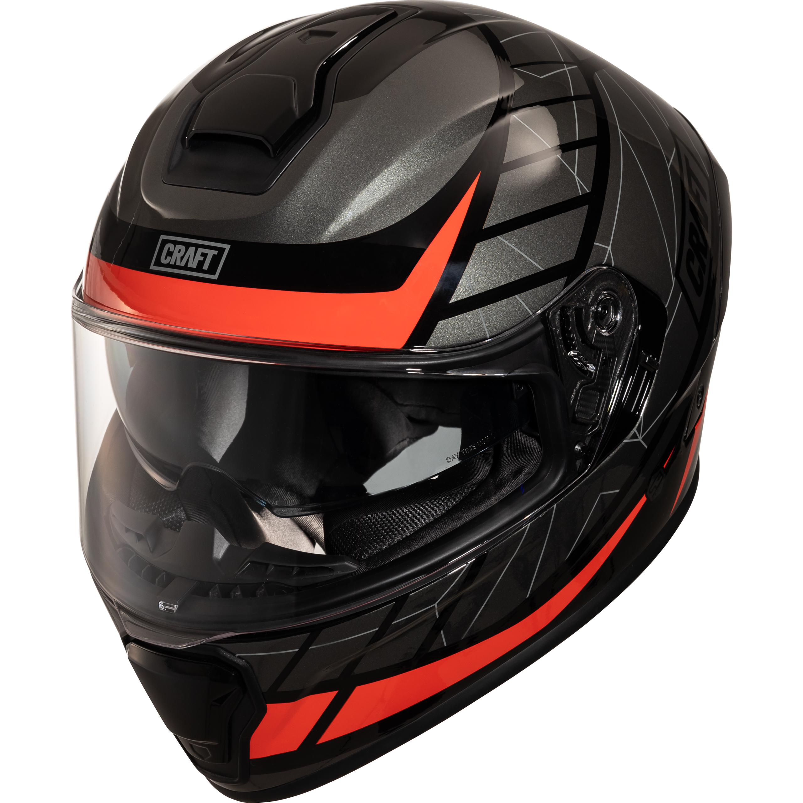 Craft Fiberglas Integralhelm Toursport Rot Dekor #24 M - Helme & Brillen - Sport Helme & Brillen