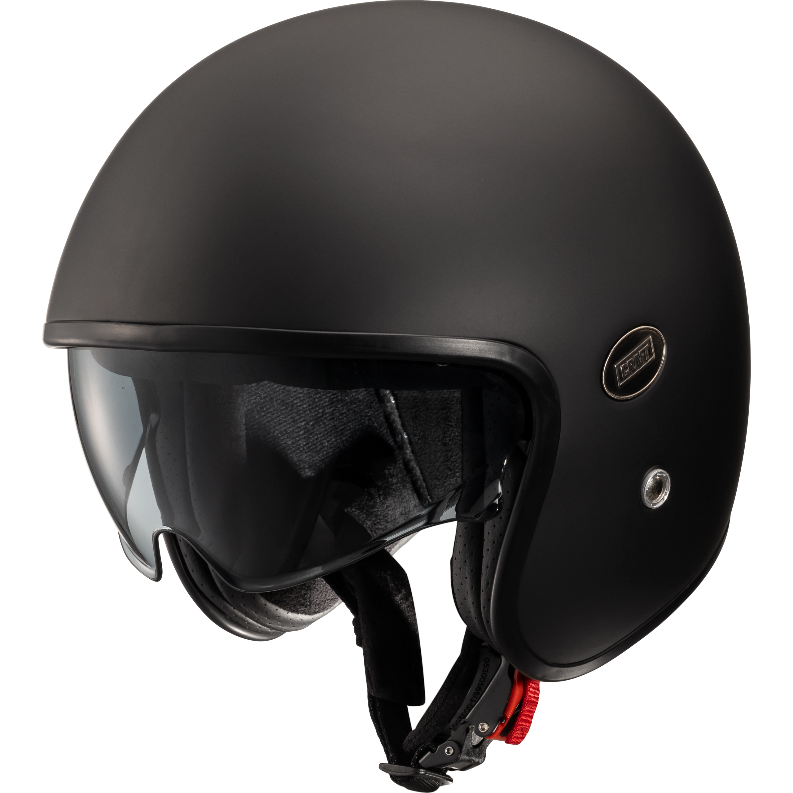 Craft Fiberglas Jethelm Classic SV mattschwarz XS - Helme & Brillen - Café Racer Helme & Brillen