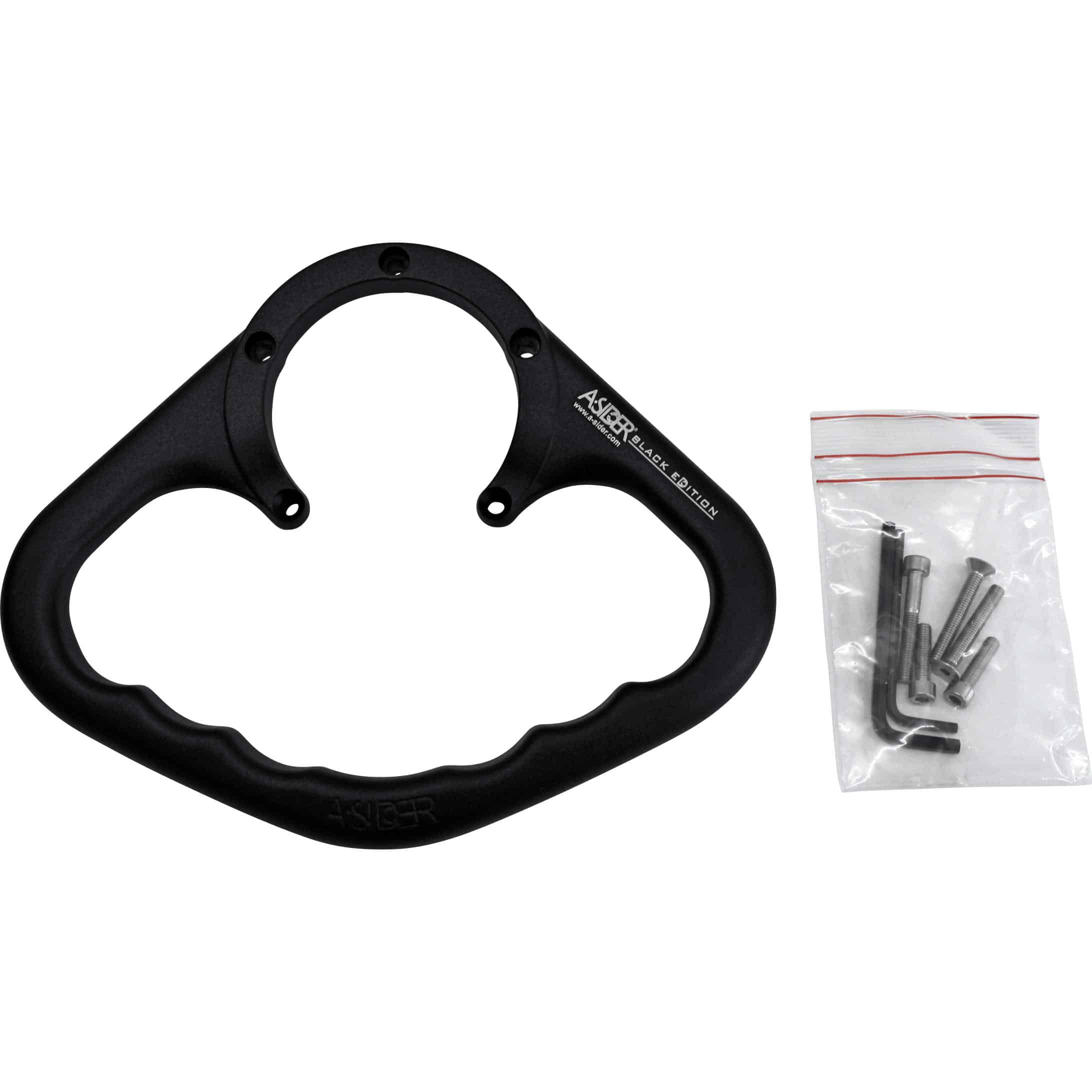 DuoDrive Beifahrerhaltegriff 5 Schrauben DF 01 B mattschwarz - Motorradteile & Ersatzteile - Lenker