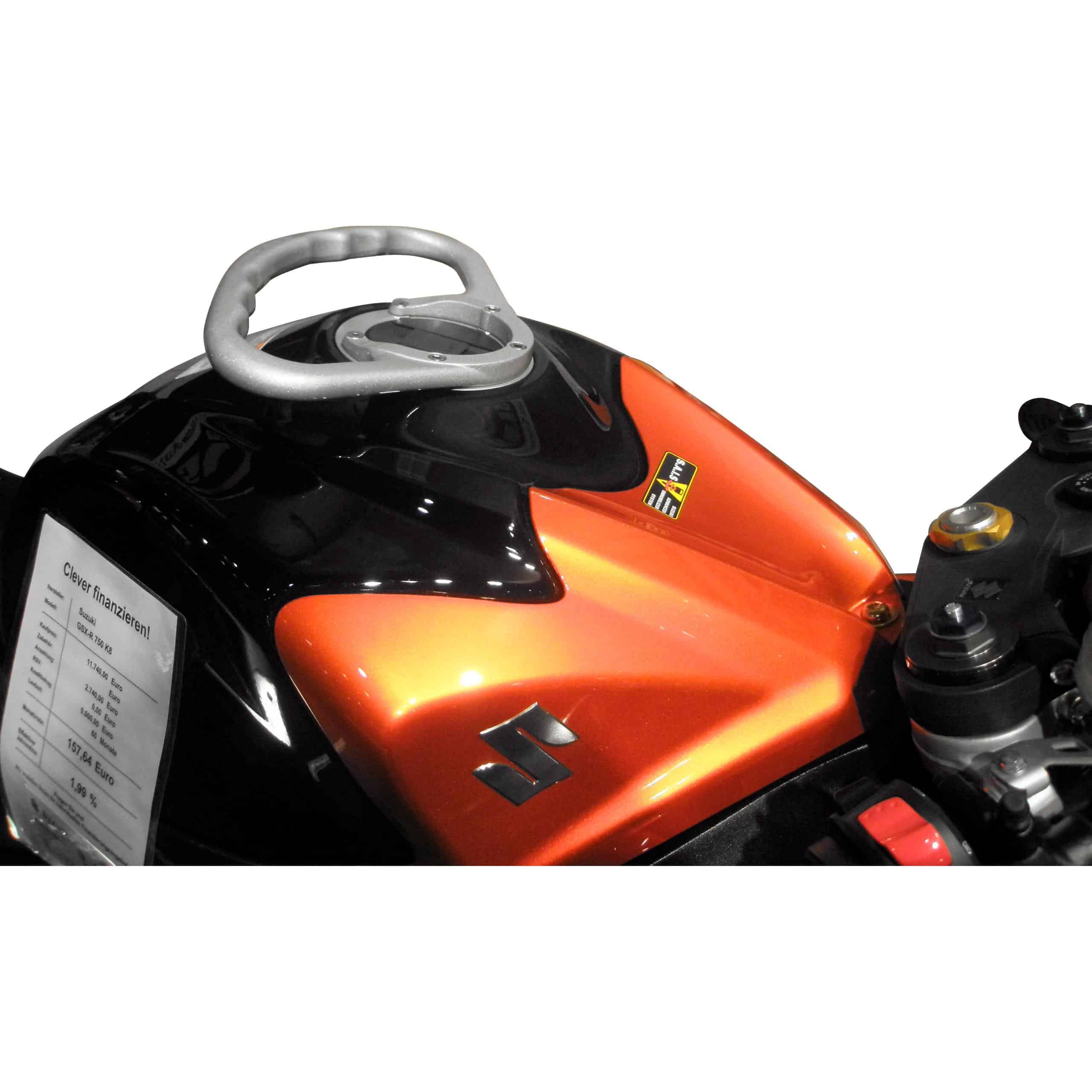 DuoDrive Beifahrerhaltegriff 5 Schrauben SR 01 S silber - Motorradteile & Ersatzteile - Lenker