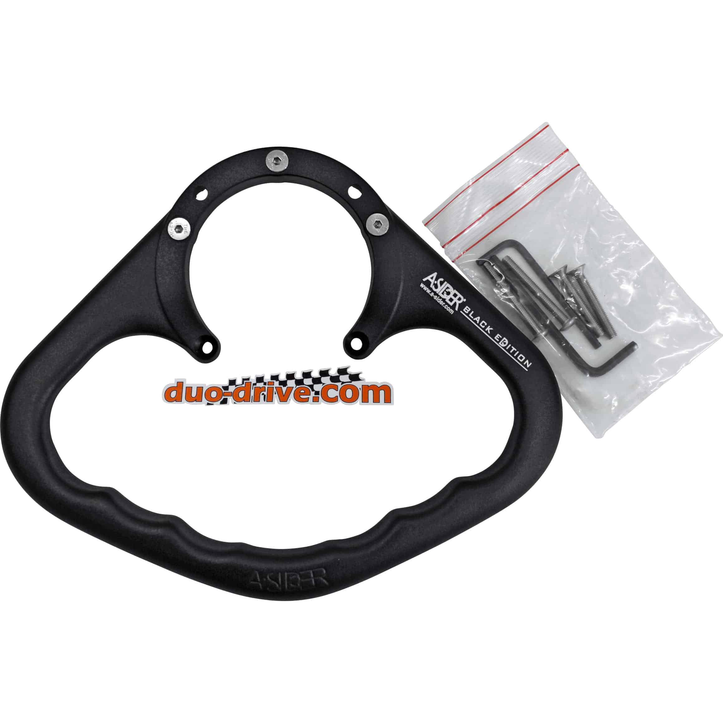 DuoDrive Beifahrerhaltegriff 7 Schrauben SF 02 B mattschwarz - Motorradteile & Ersatzteile - Lenker