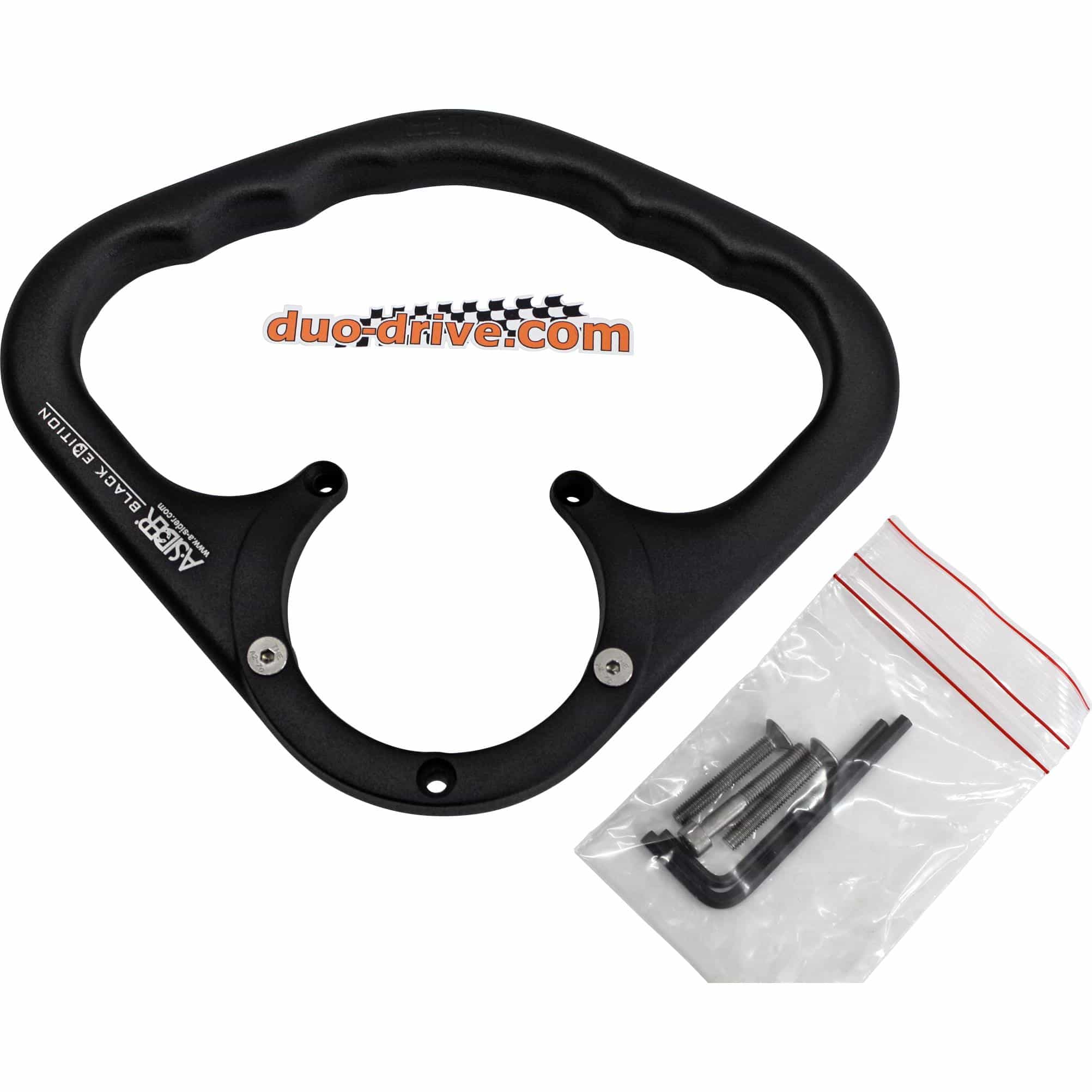 DuoDrive Beifahrerhaltegriff 7 Schrauben YF 02 B mattschwarz - Motorradteile & Ersatzteile - Lenker