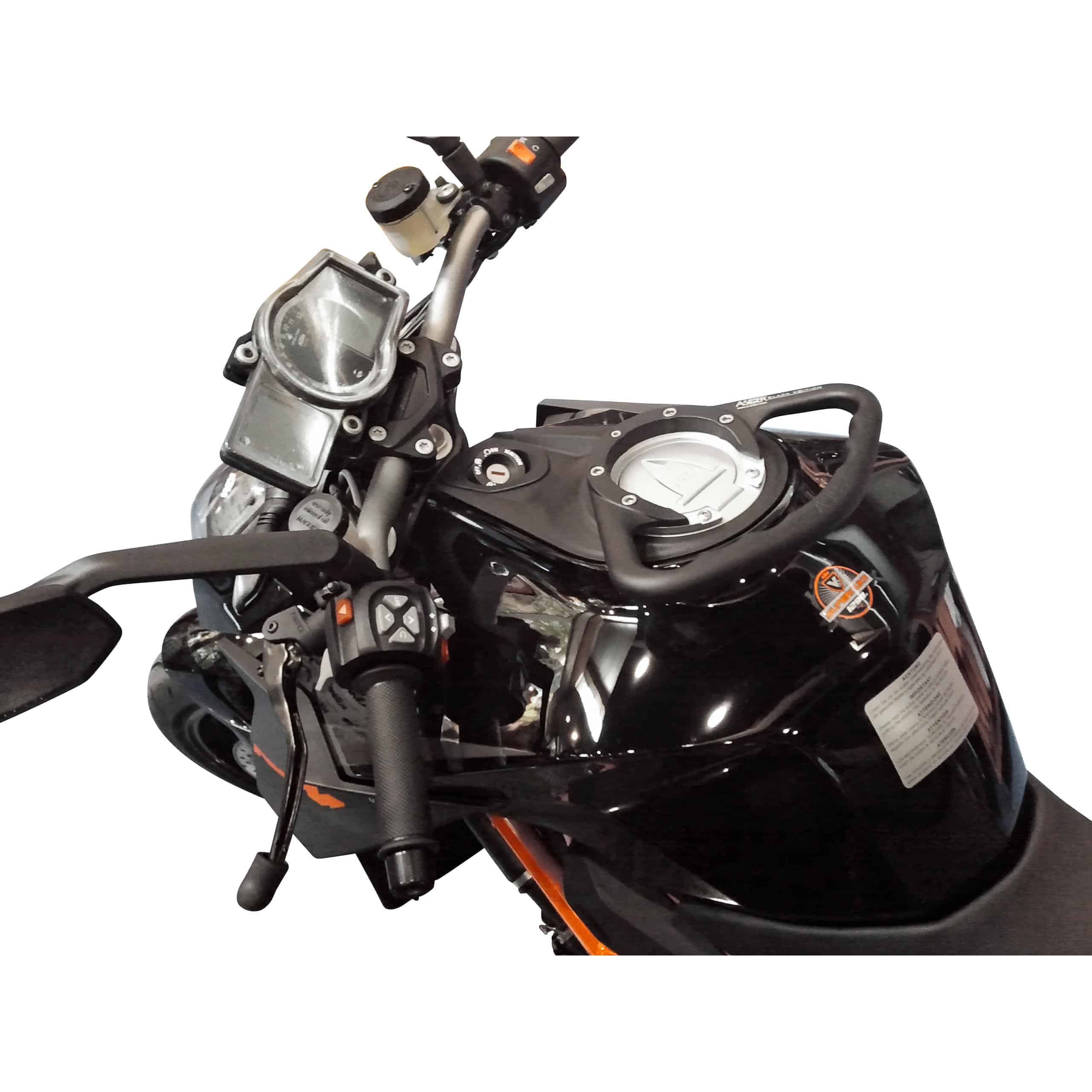 DuoDrive Beifahrerhaltegriff ohne Schrauben DAF 01 B mattschwarz - Motorradteile & Ersatzteile - Lenker