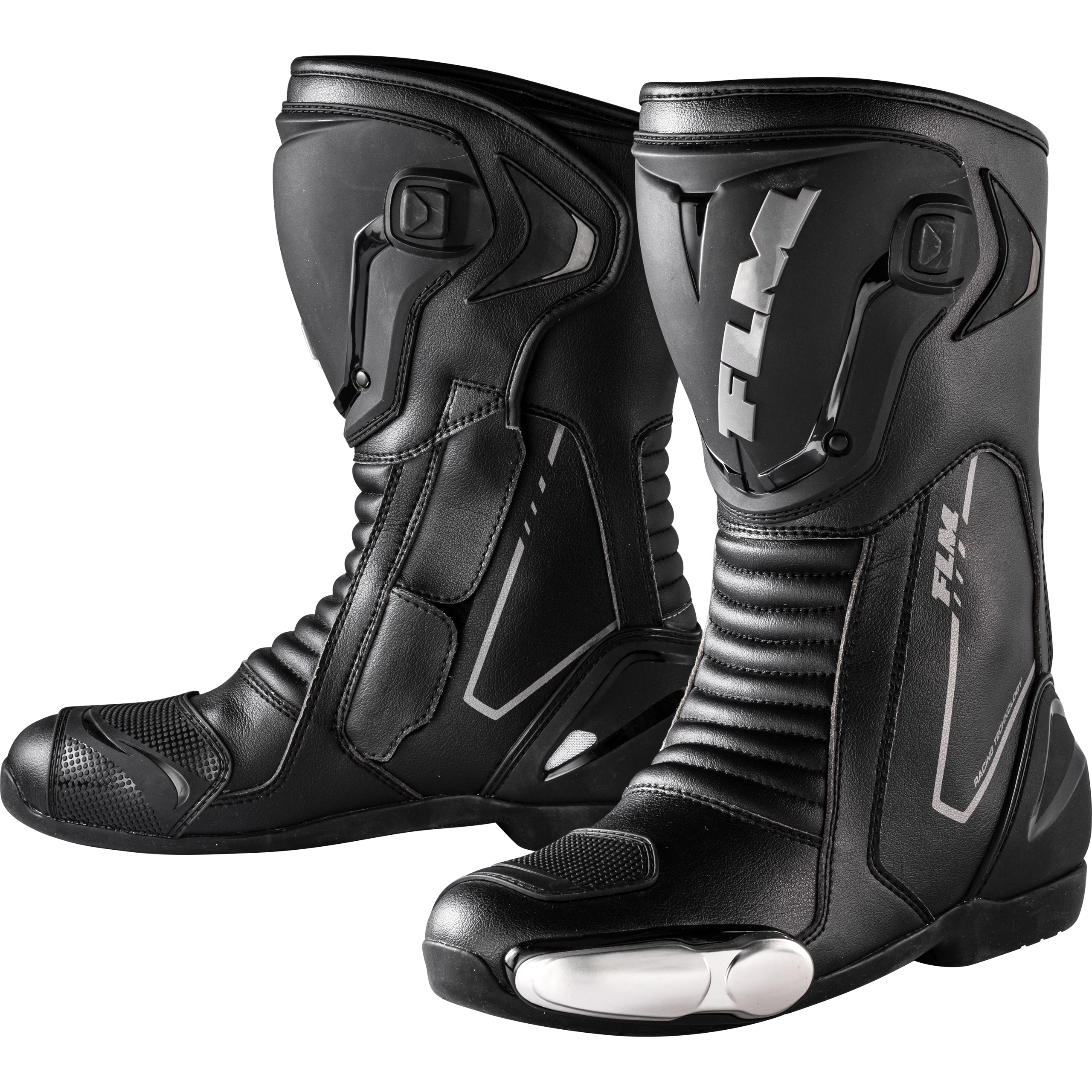 FLM Brooklands Motorradstiefel lang schwarz 41 - Motorradbekleidung - Motorradstiefel & Motorradschuhe