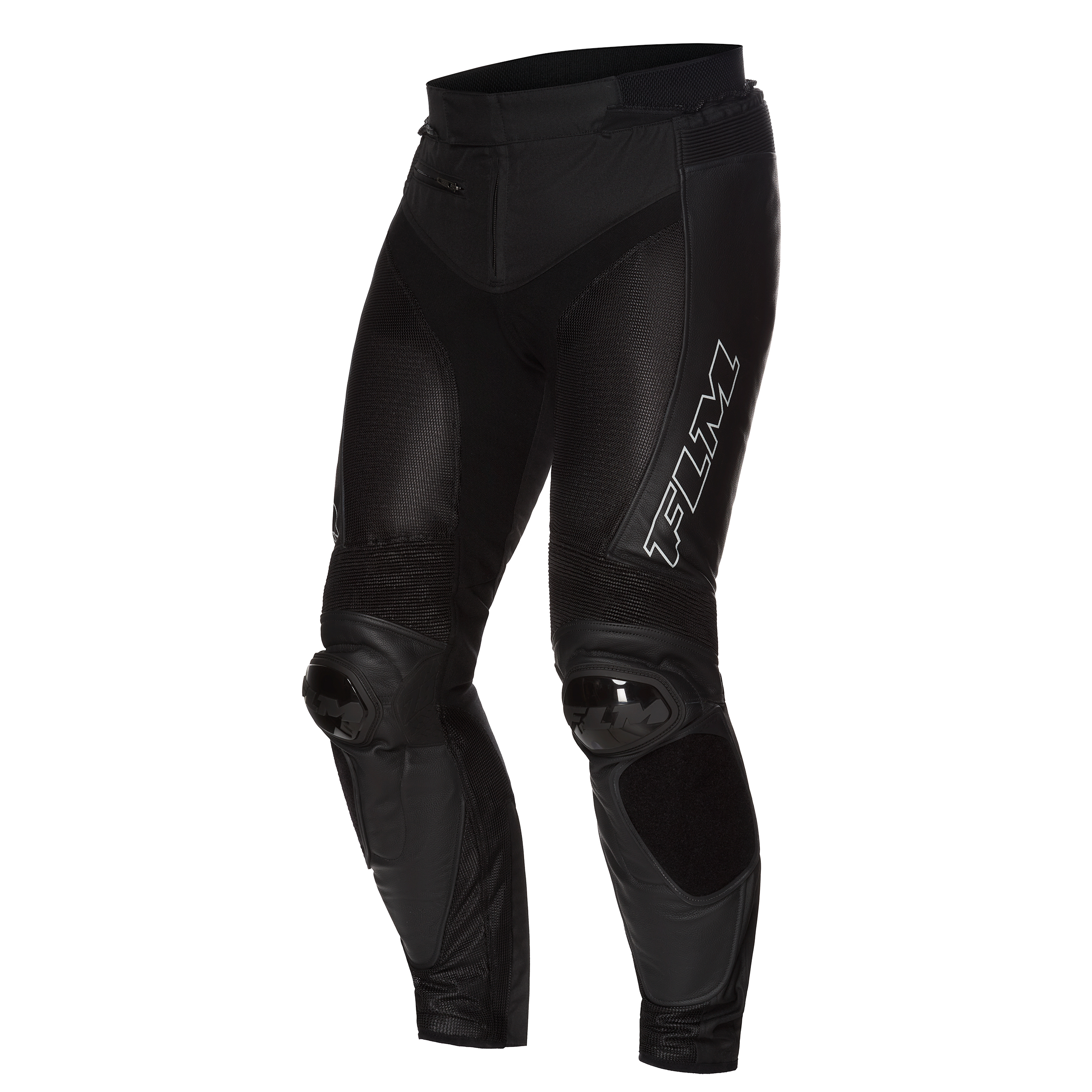 FLM Mugello Air Leder-/Textilhose schwarz 54 - Motorradbekleidung - Motorradhosen
