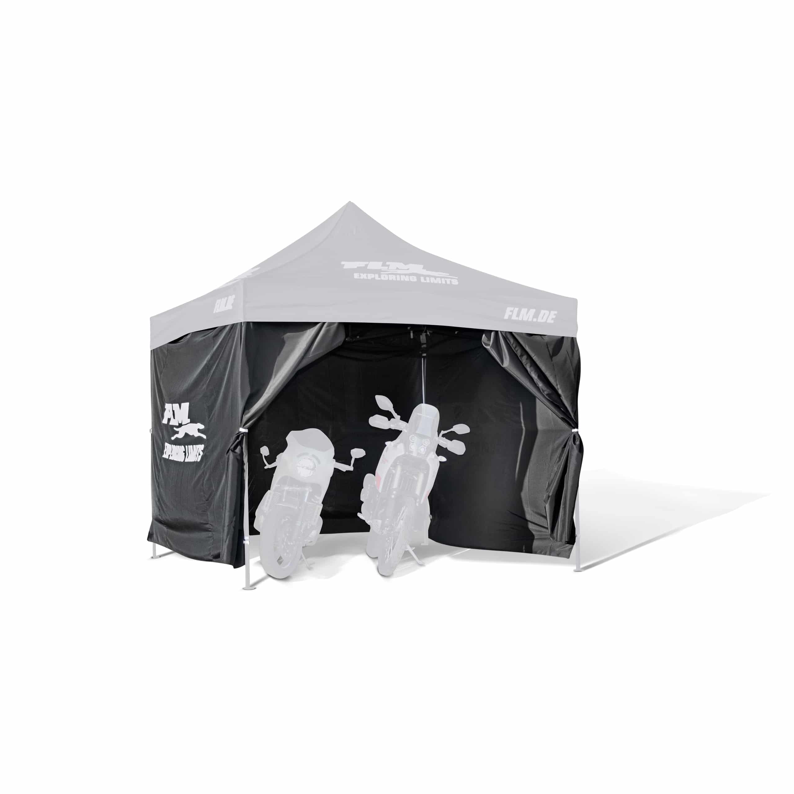FLM Seitenwände für Racing Zelt 5734711206001070 - Motorradzubehör - Reisen & Outdoor