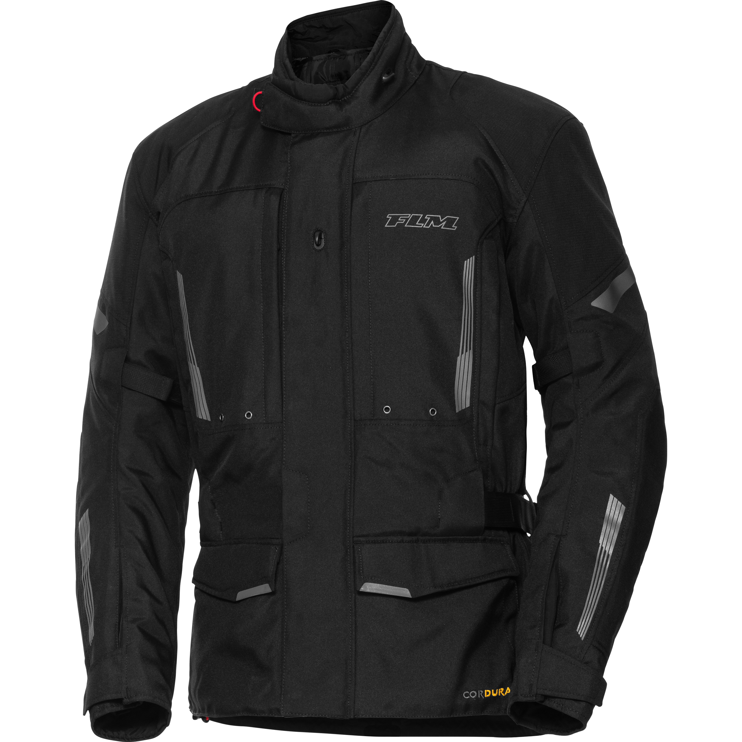 FLM Touren Textiljacke 3.0 schwarz M (kurz) - Motorradbekleidung - Motorradjacken
